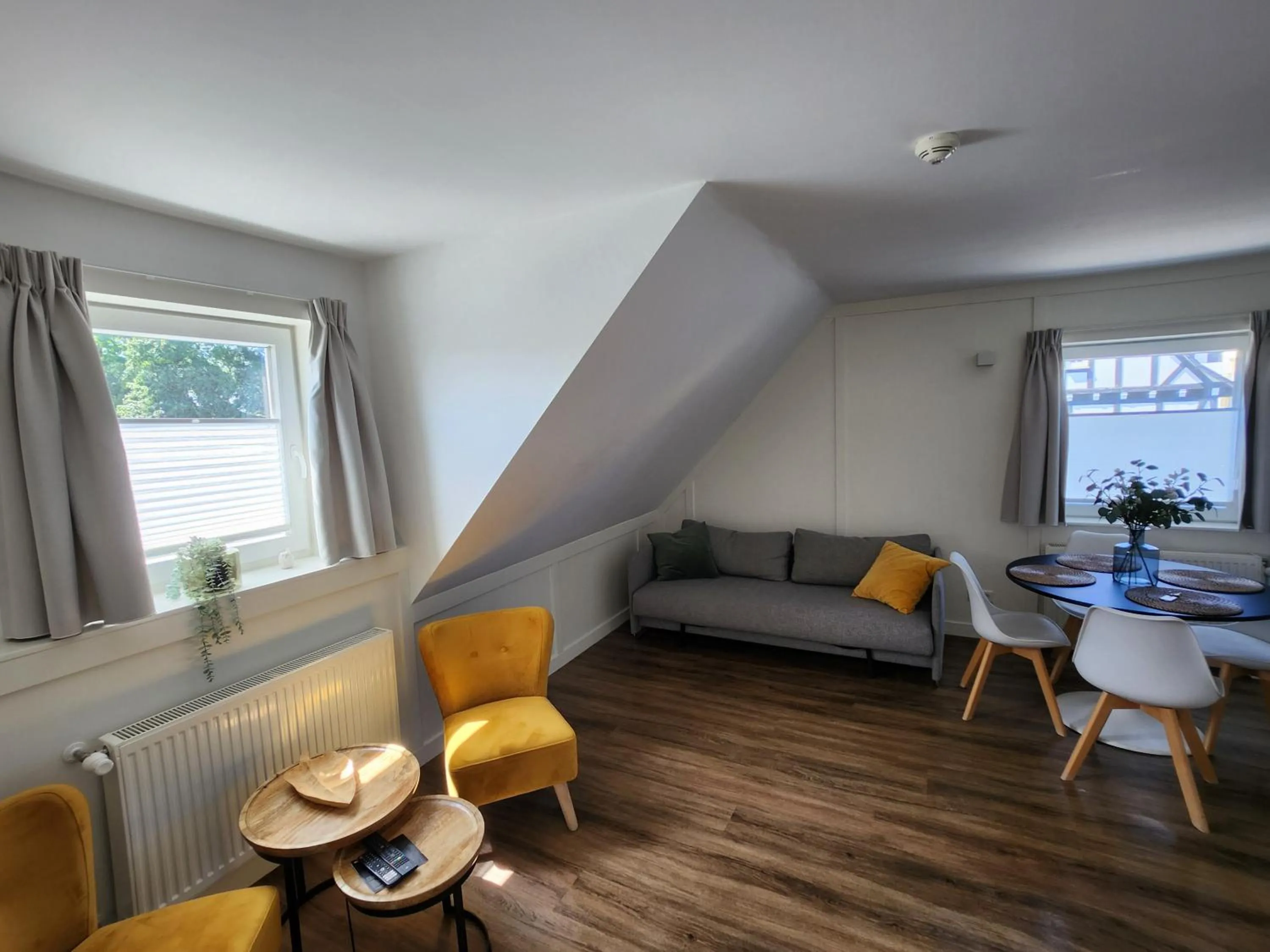 Living room in Die zwei Löwen Ferienwohnungen