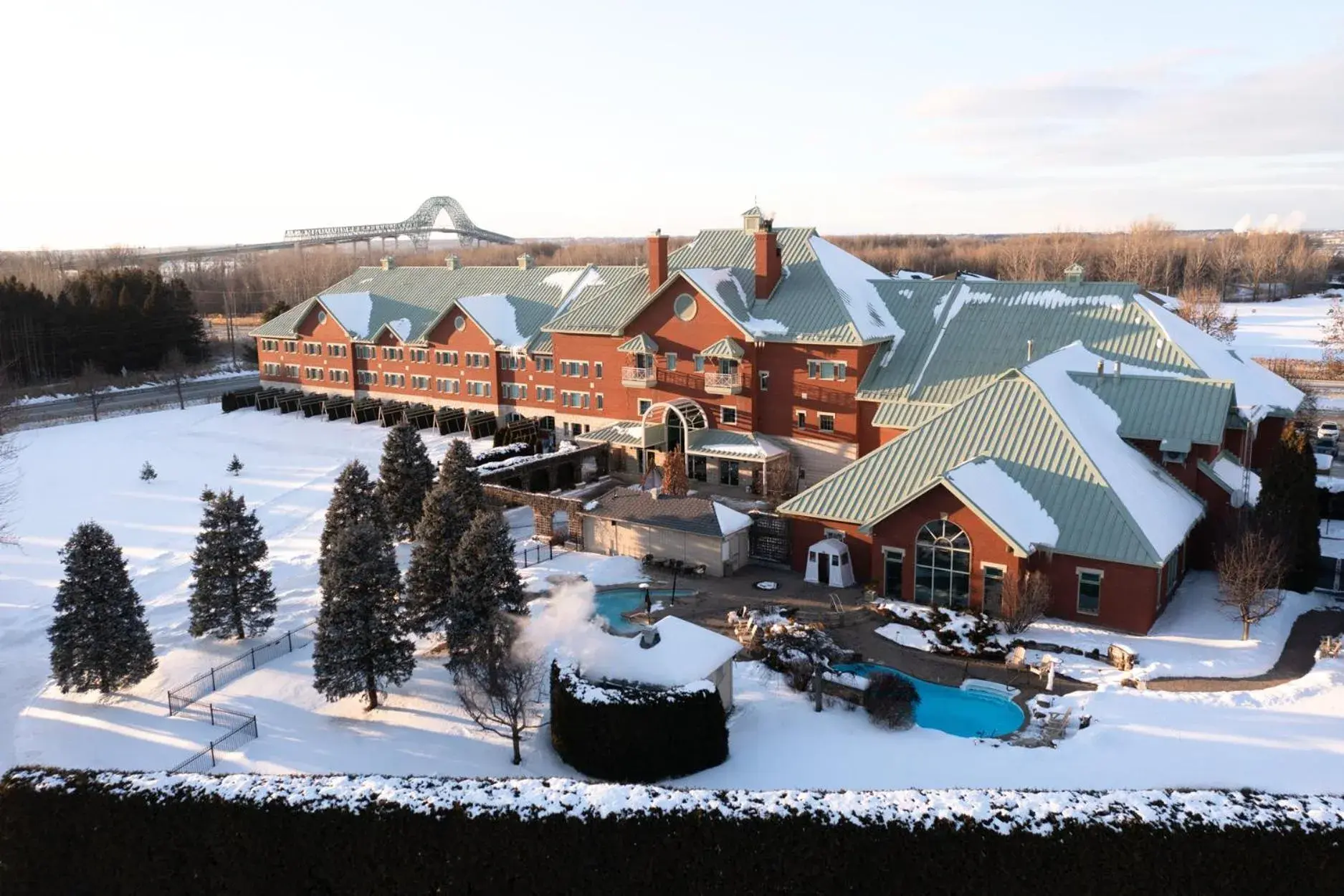 Property building in Auberge Godefroy Property building in Auberge Godefroy