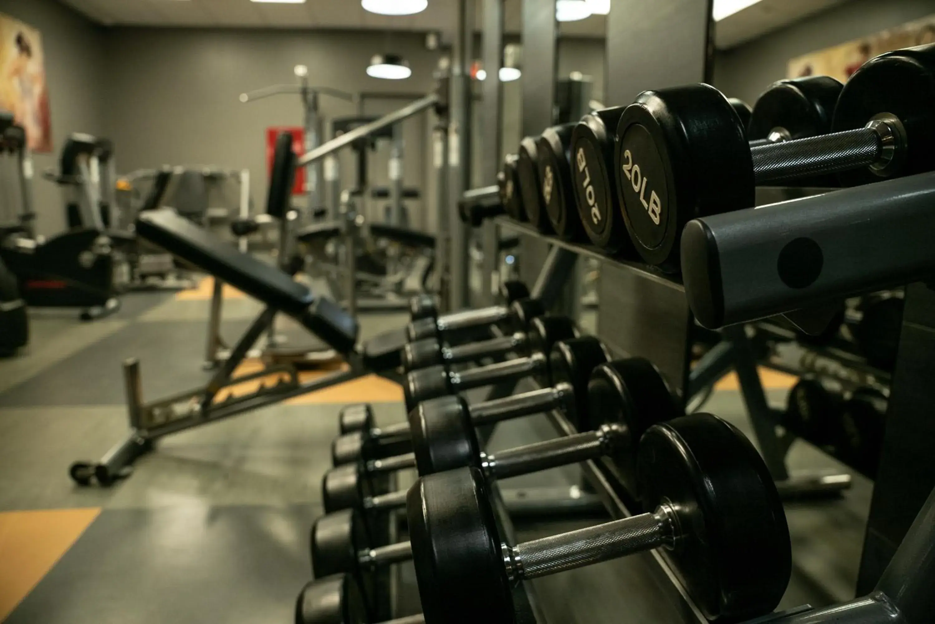 Fitness centre/facilities in Auberge Godefroy Fitness centre/facilities in Auberge Godefroy