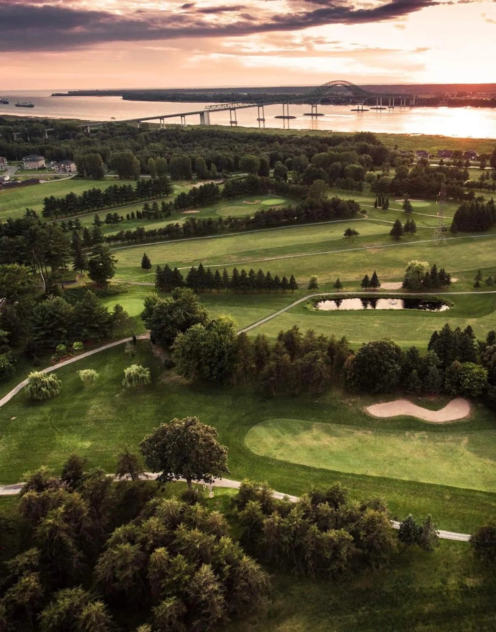Golfcourse in Auberge Godefroy