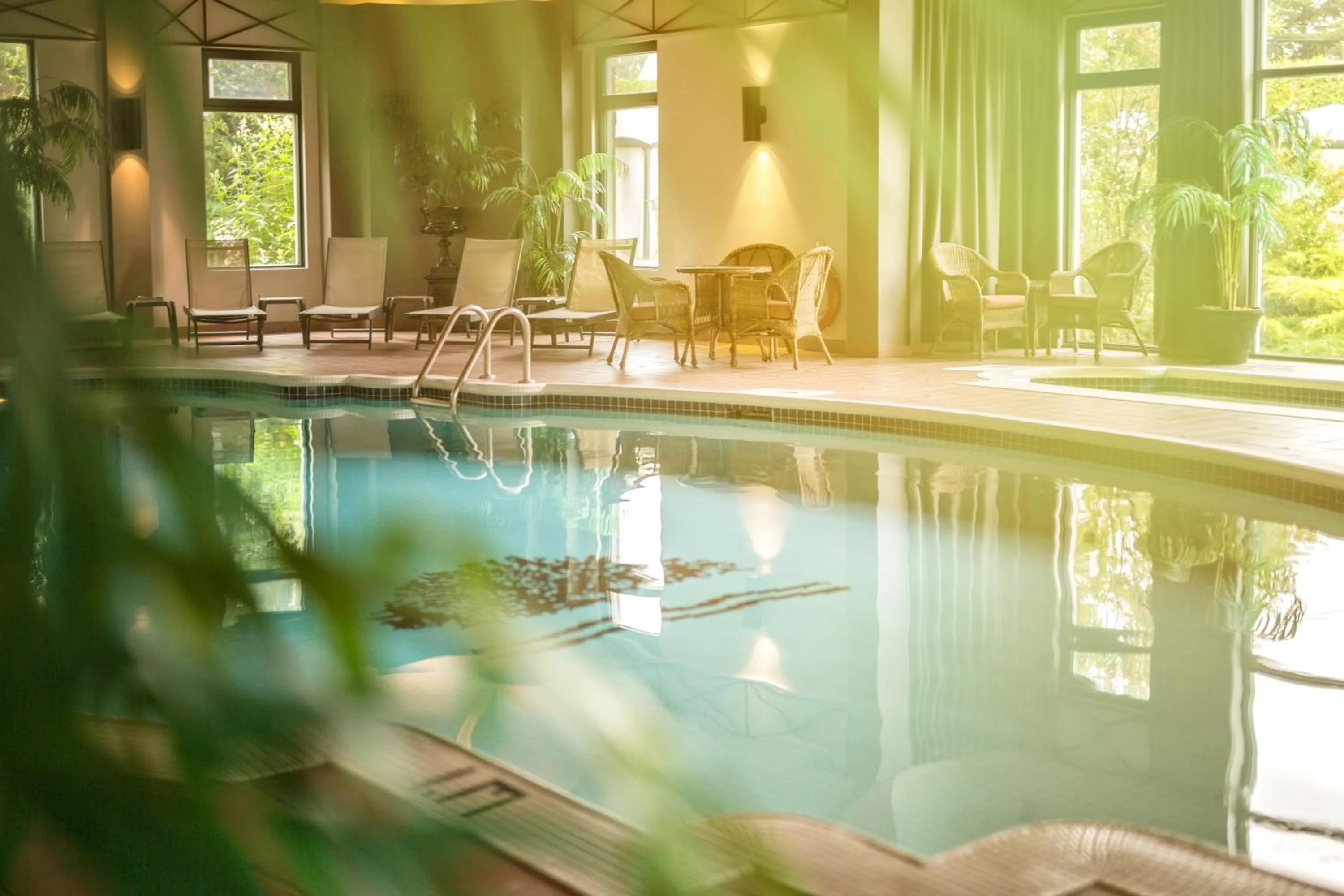 Swimming pool in Auberge Godefroy