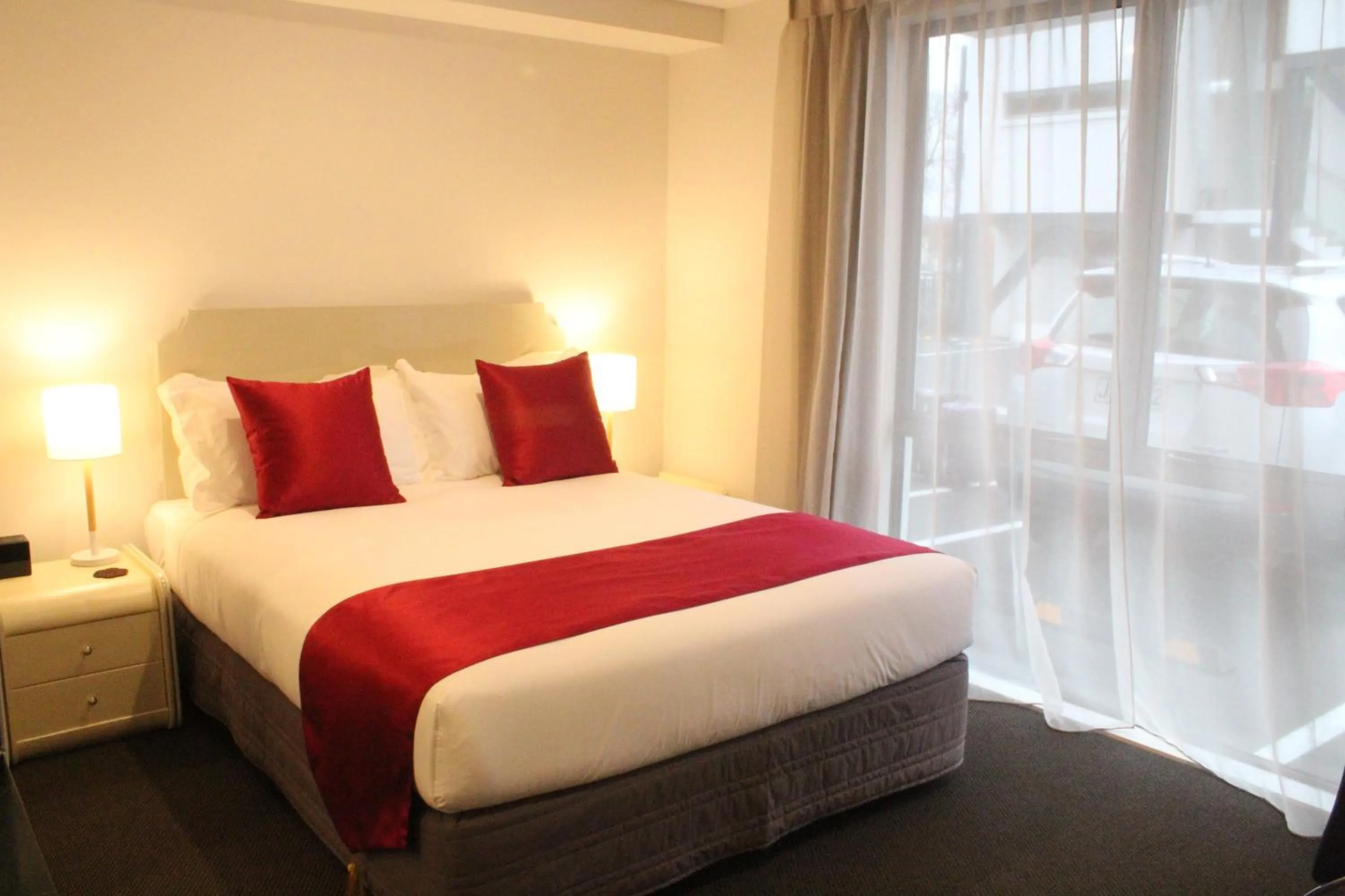 Bed in 103 Prince of Bealey Motel