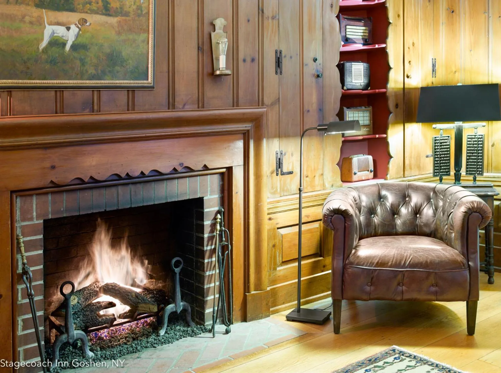 Seating area in Stagecoach Inn