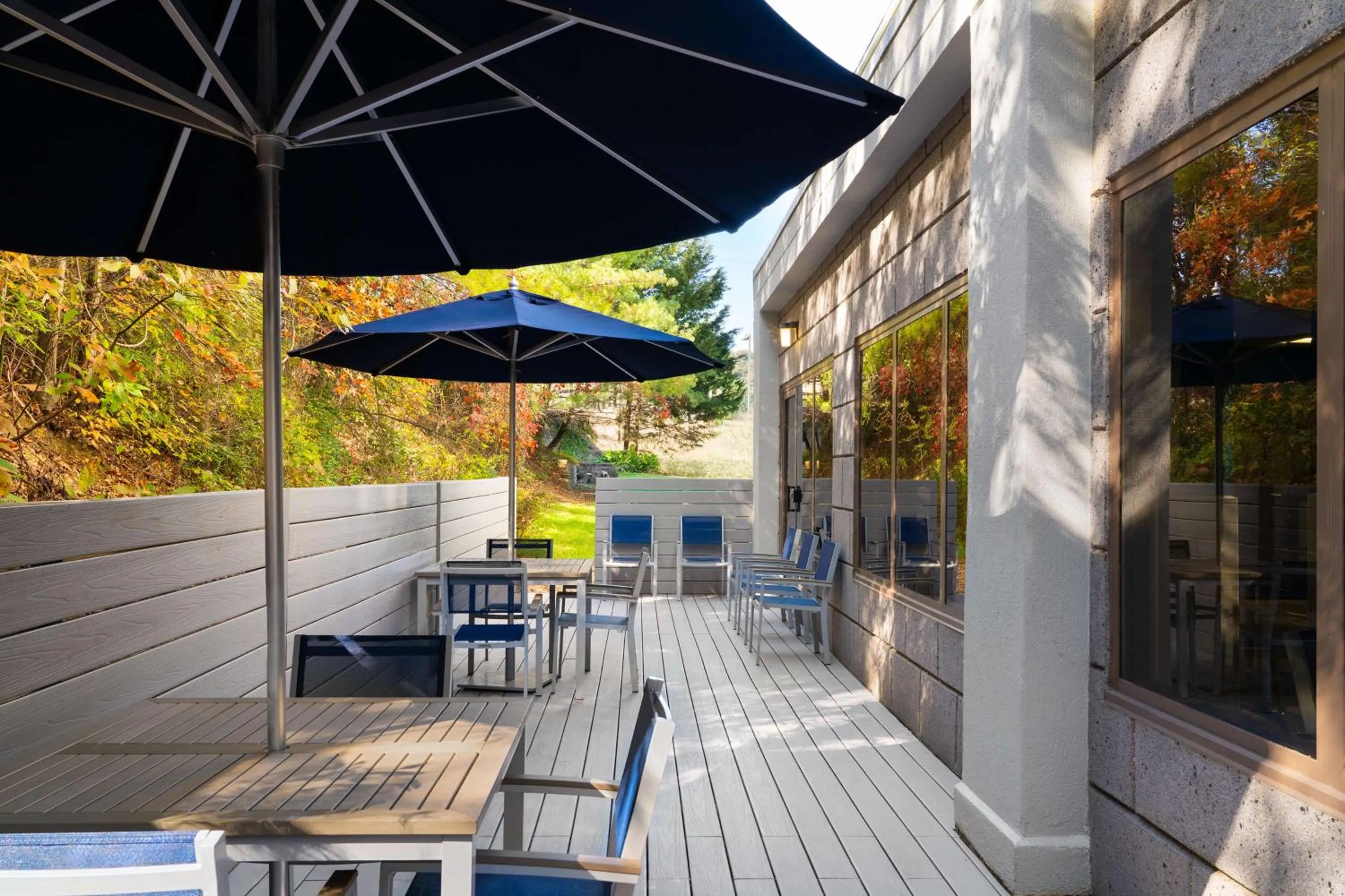 Patio in Hampton Inn Roanoke/Hollins - I-81