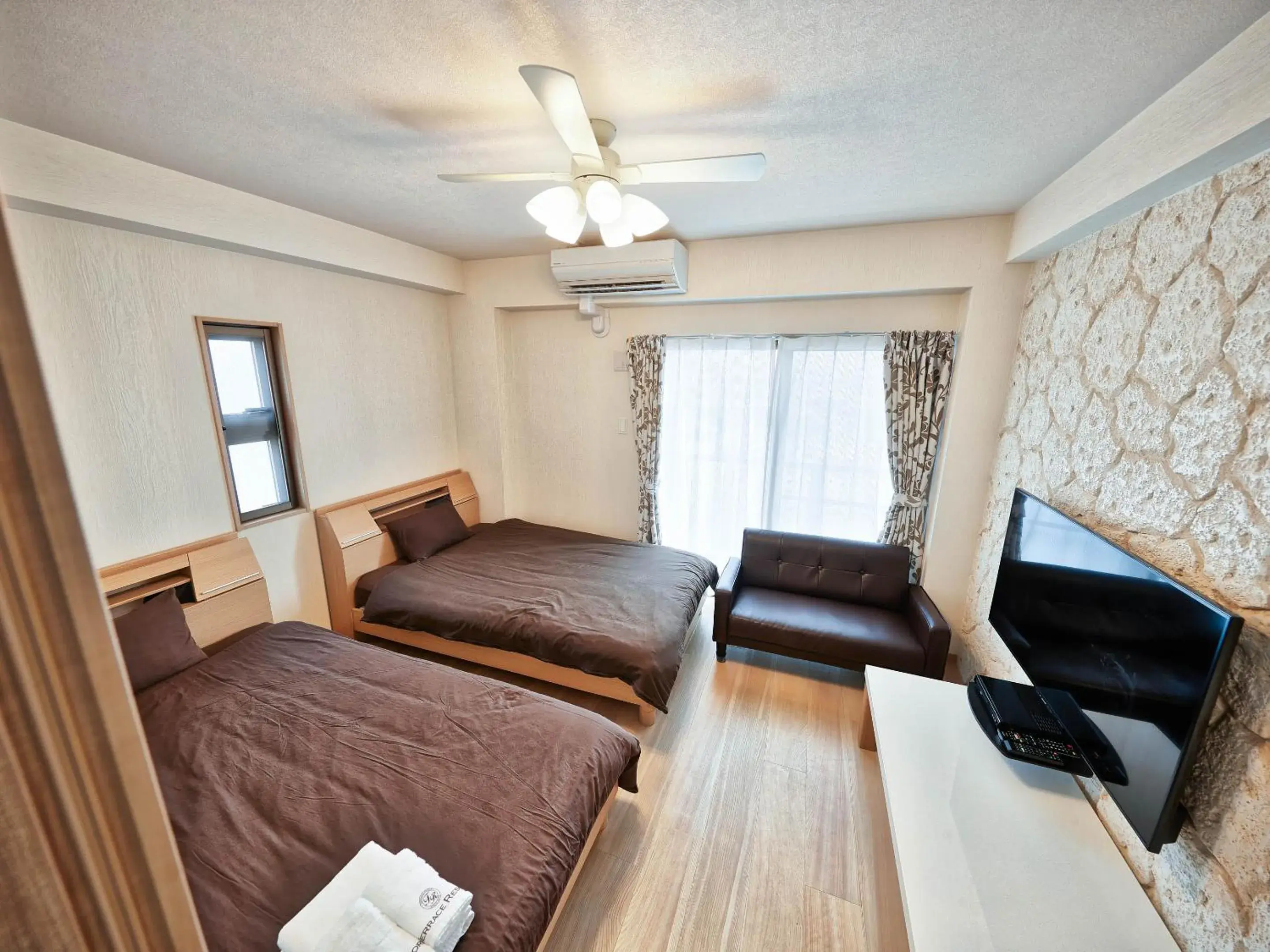 Bed in Terrace Resort Chatan West Bed in Terrace Resort Chatan West