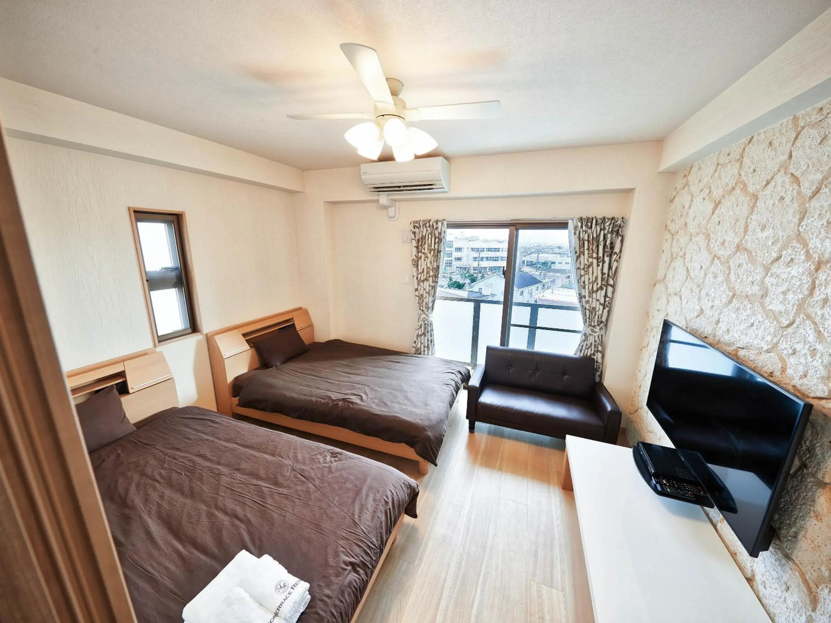 Bed in Terrace Resort Chatan West Bed in Terrace Resort Chatan West