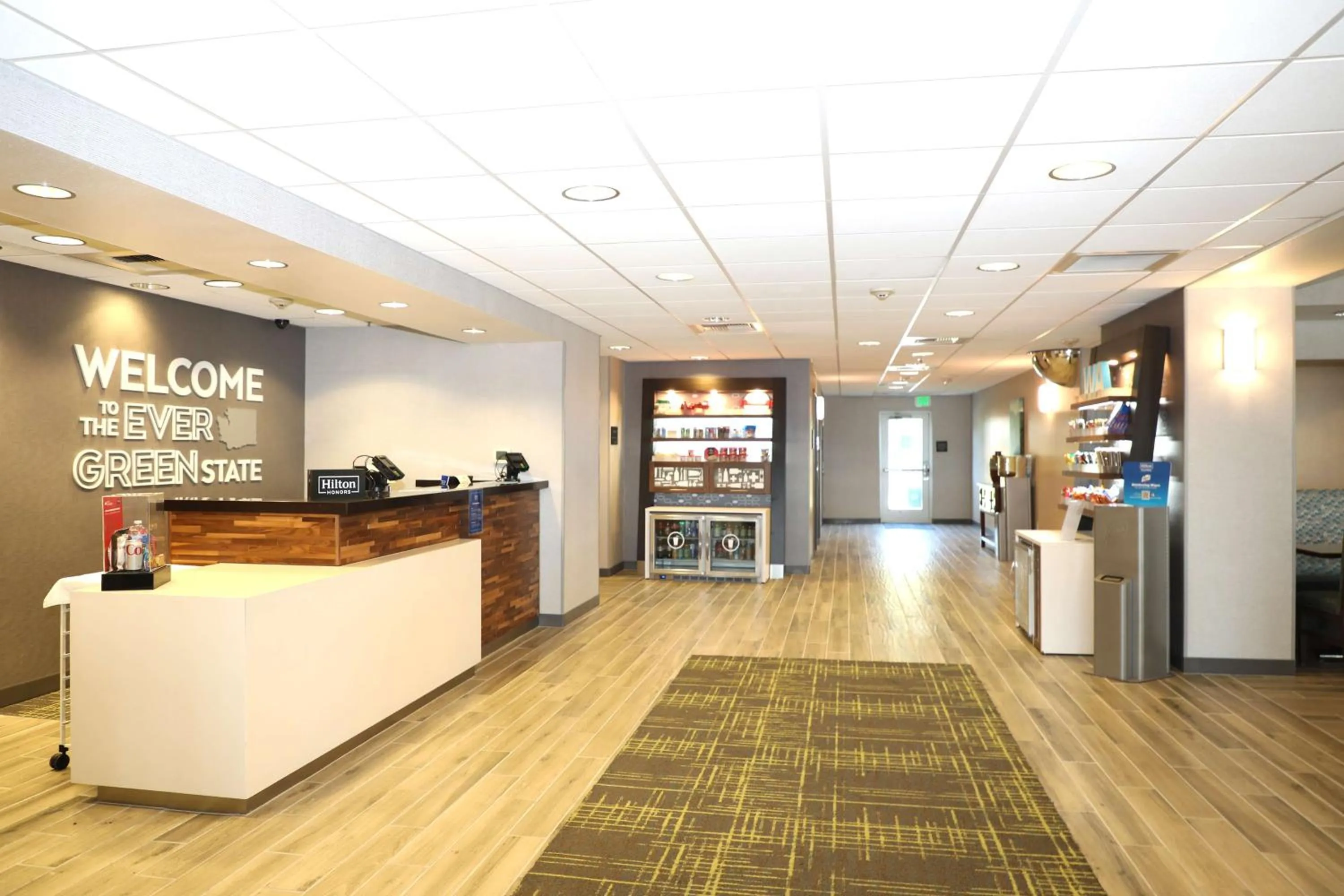 Lobby or reception in Hampton Inn Ellensburg