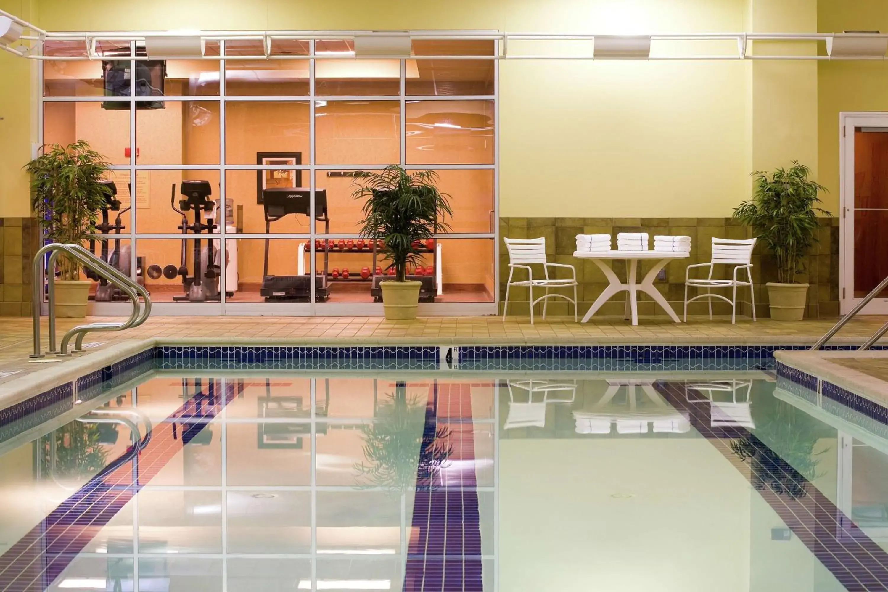 Pool view in Hilton Scranton & Conference Center Pool view in Hilton Scranton & Conference Center