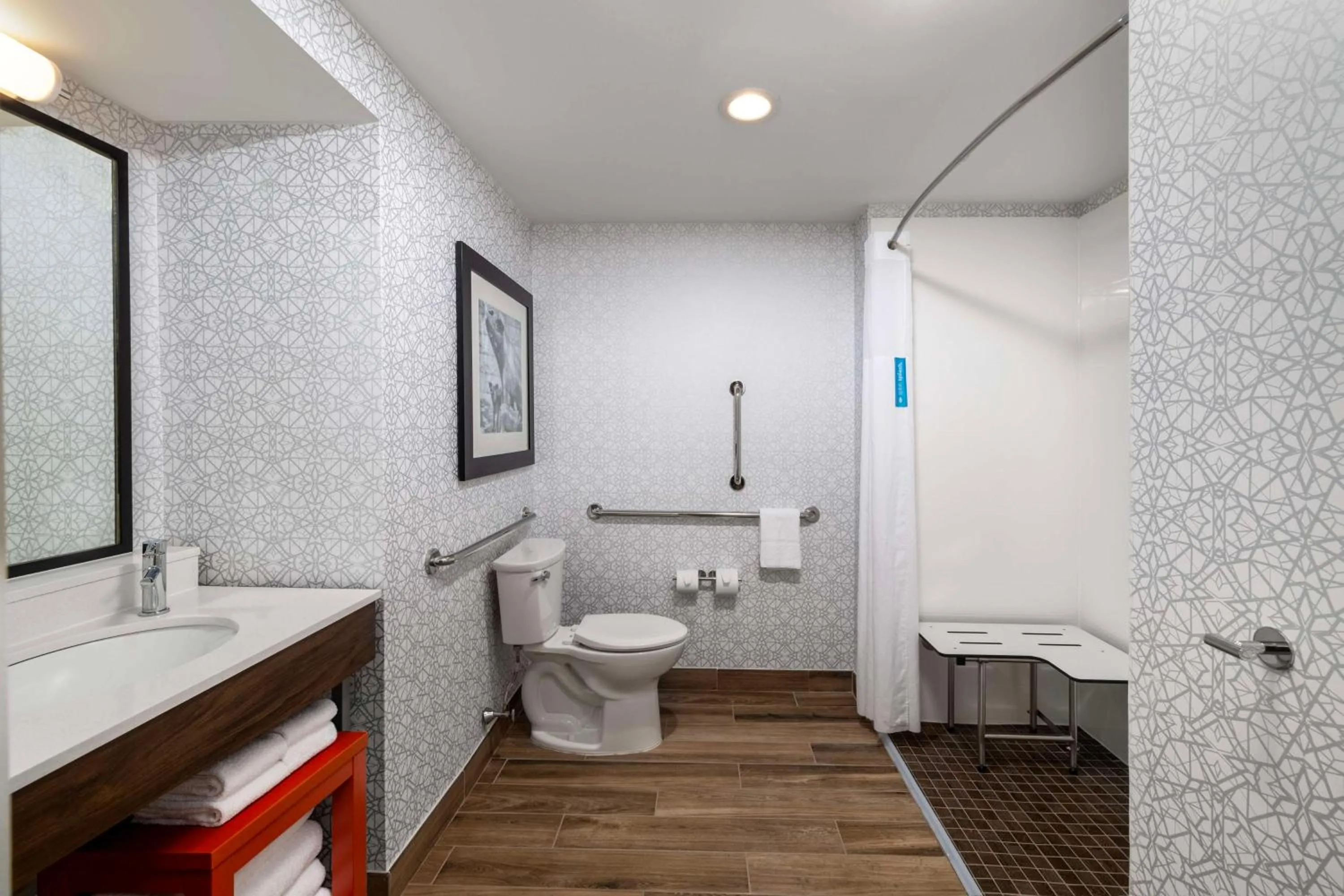 Bathroom in Hampton Inn & Suites State College at Williamsburg Square