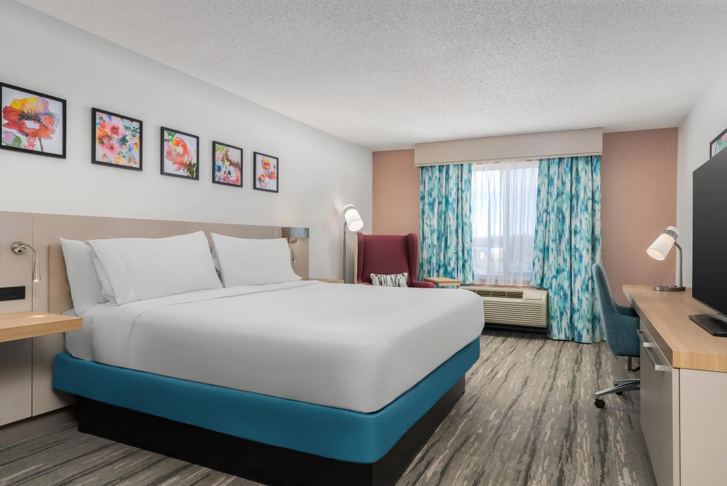 Bed in Hilton Garden Inn Dover