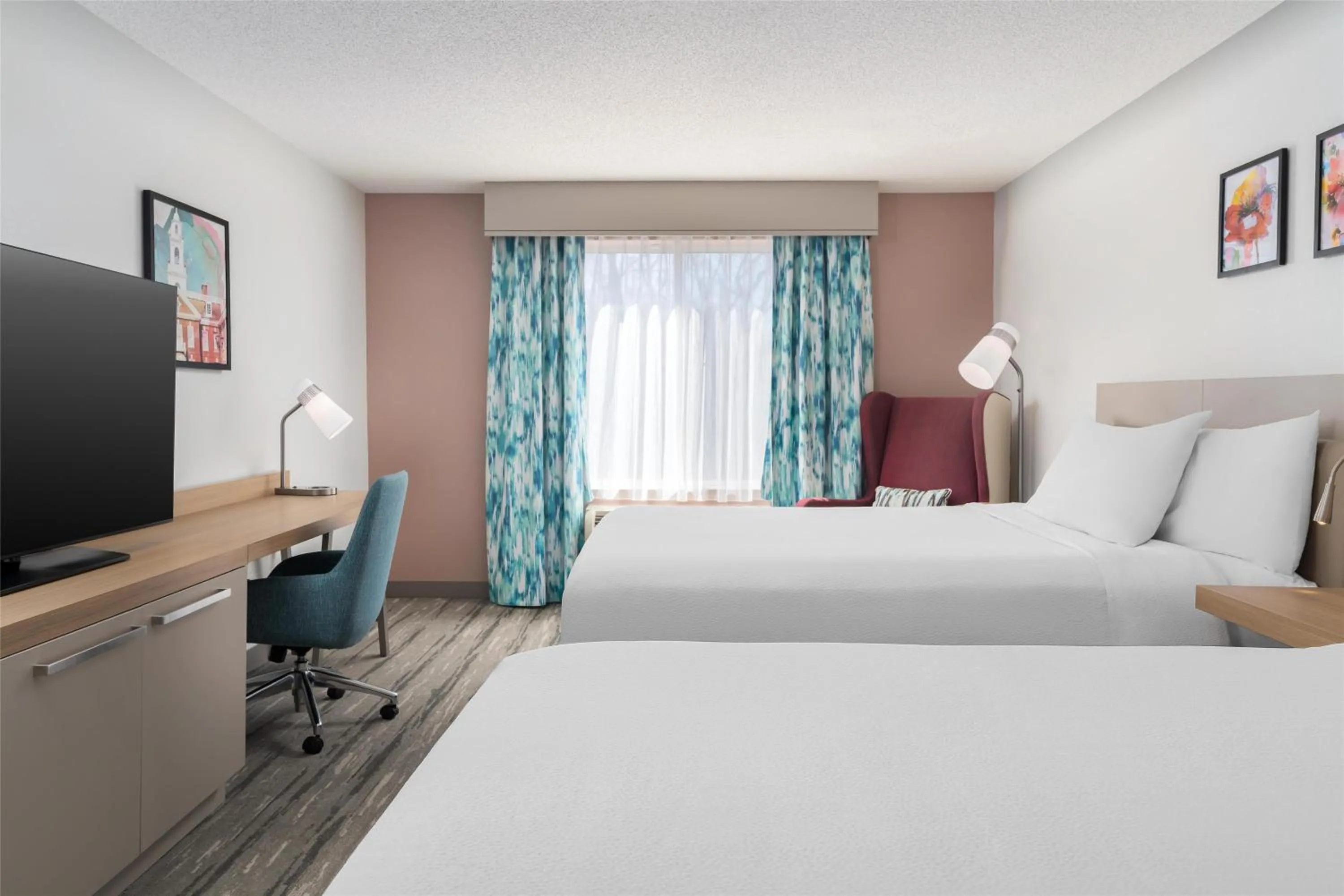 Bed in Hilton Garden Inn Dover