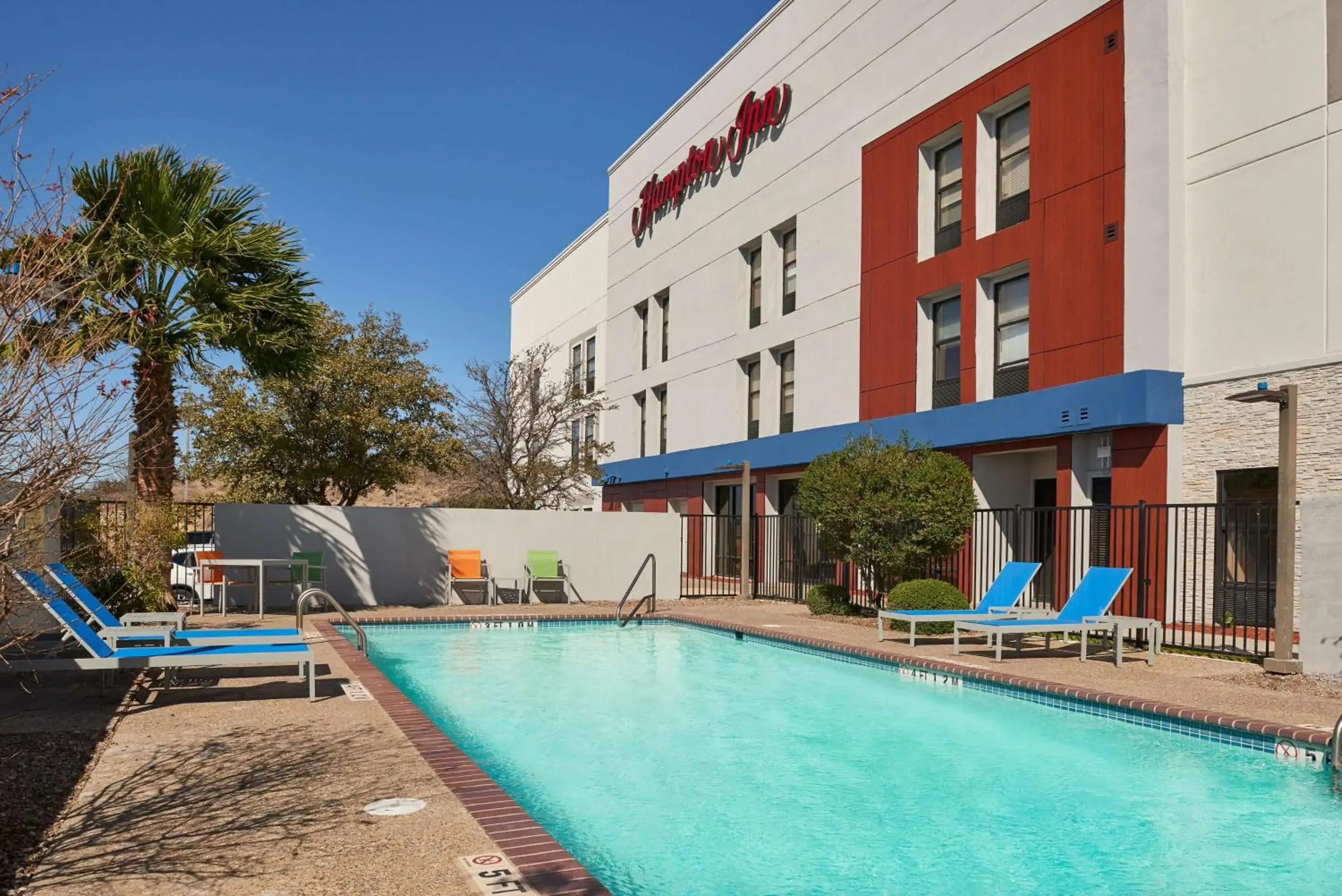 Pool view in Hampton Inn Eagle Pass Pool view in Hampton Inn Eagle Pass