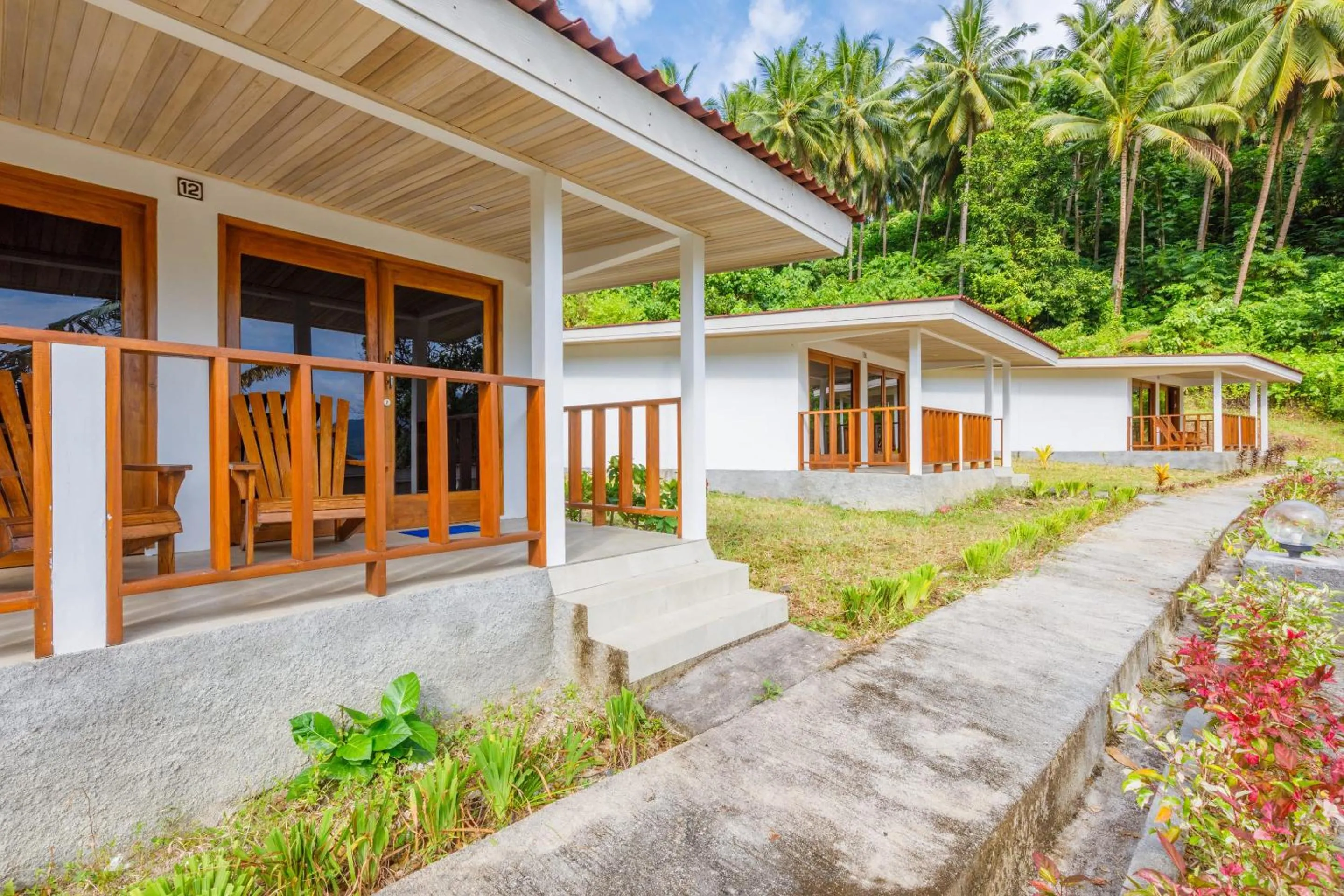 Patio in Thalassa Dive Resort Lembeh