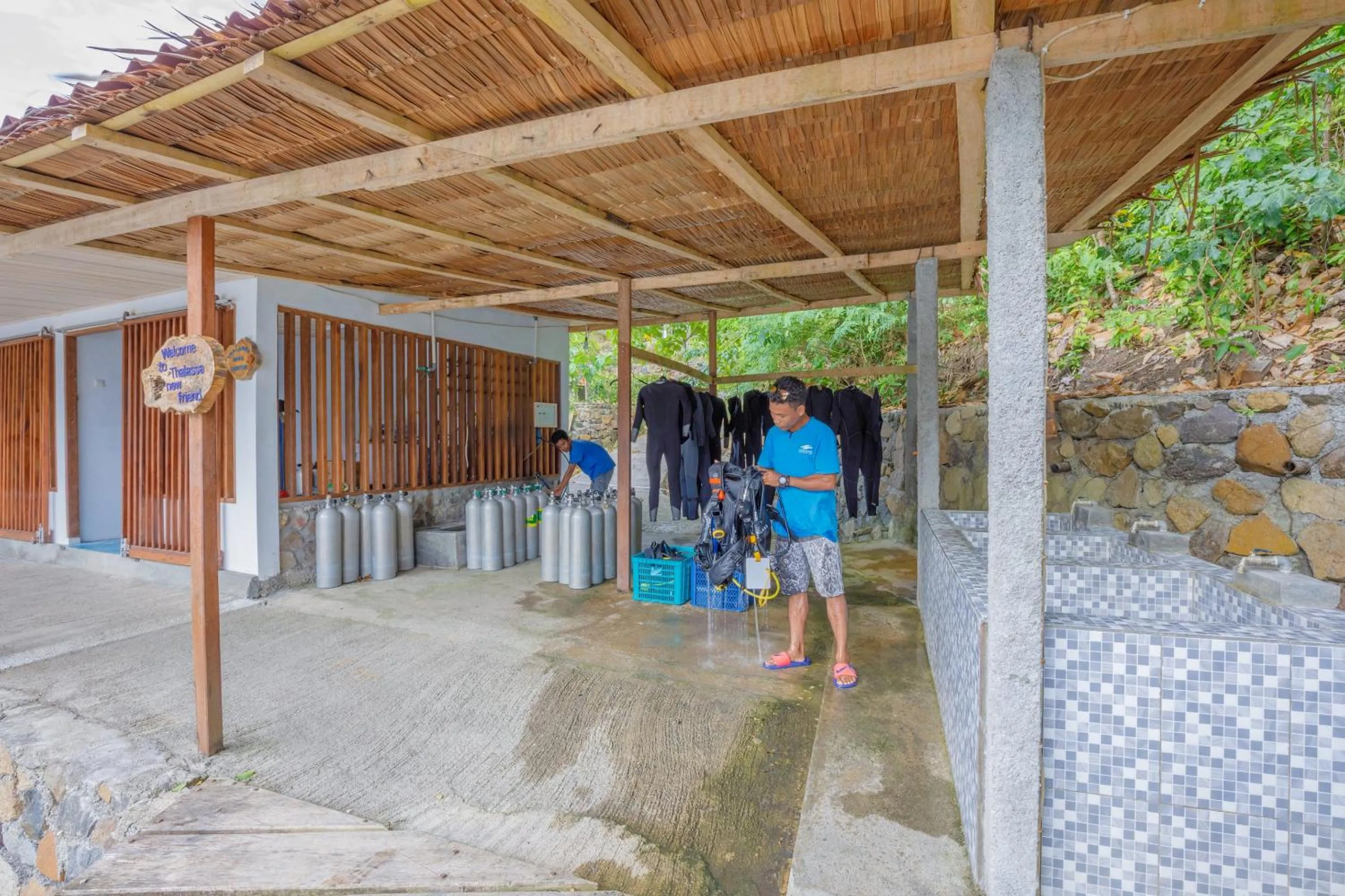 Day in Thalassa Dive Resort Lembeh