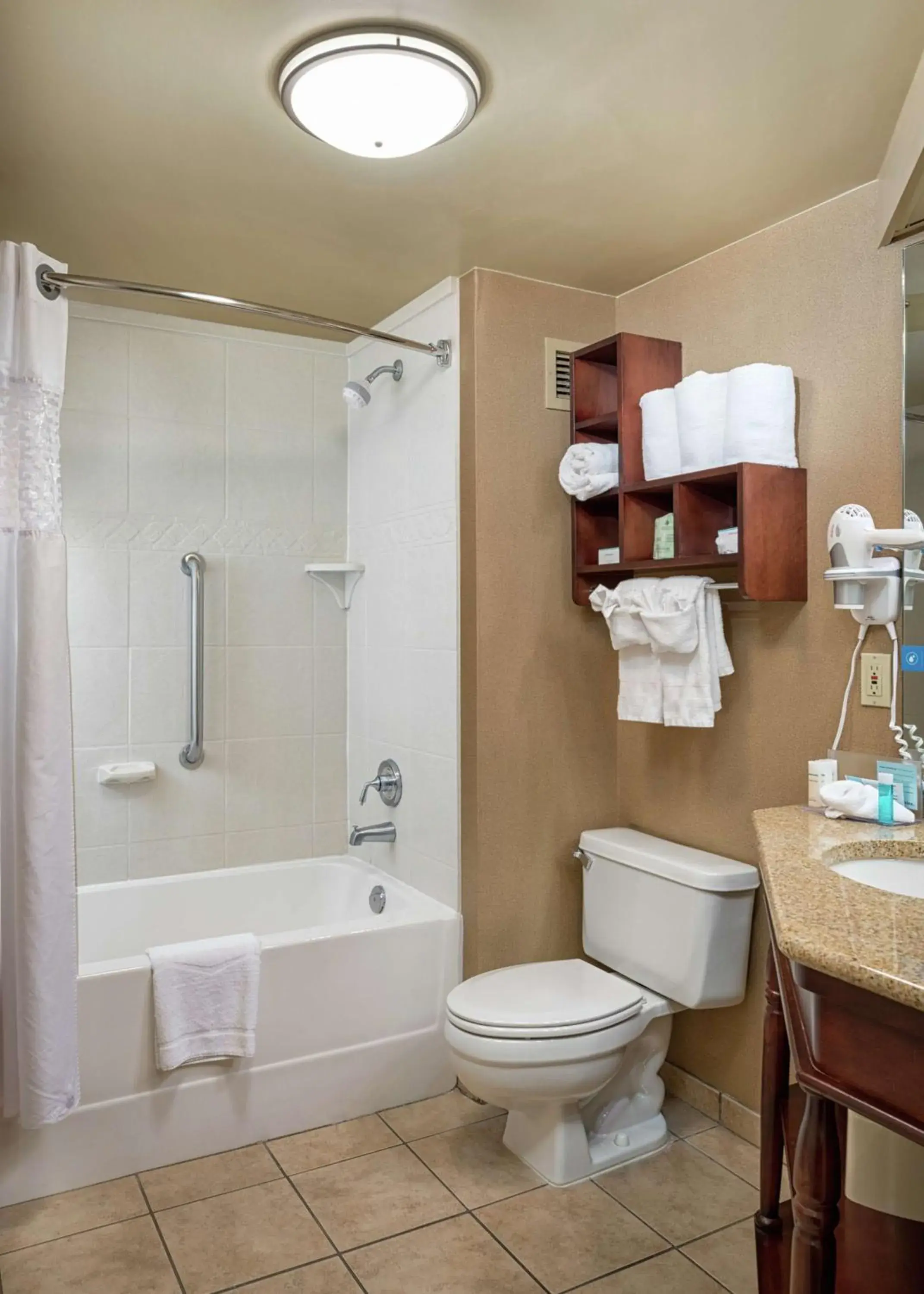 Bathroom in Hampton Inn Tuscaloosa-University Bathroom in Hampton Inn Tuscaloosa-University