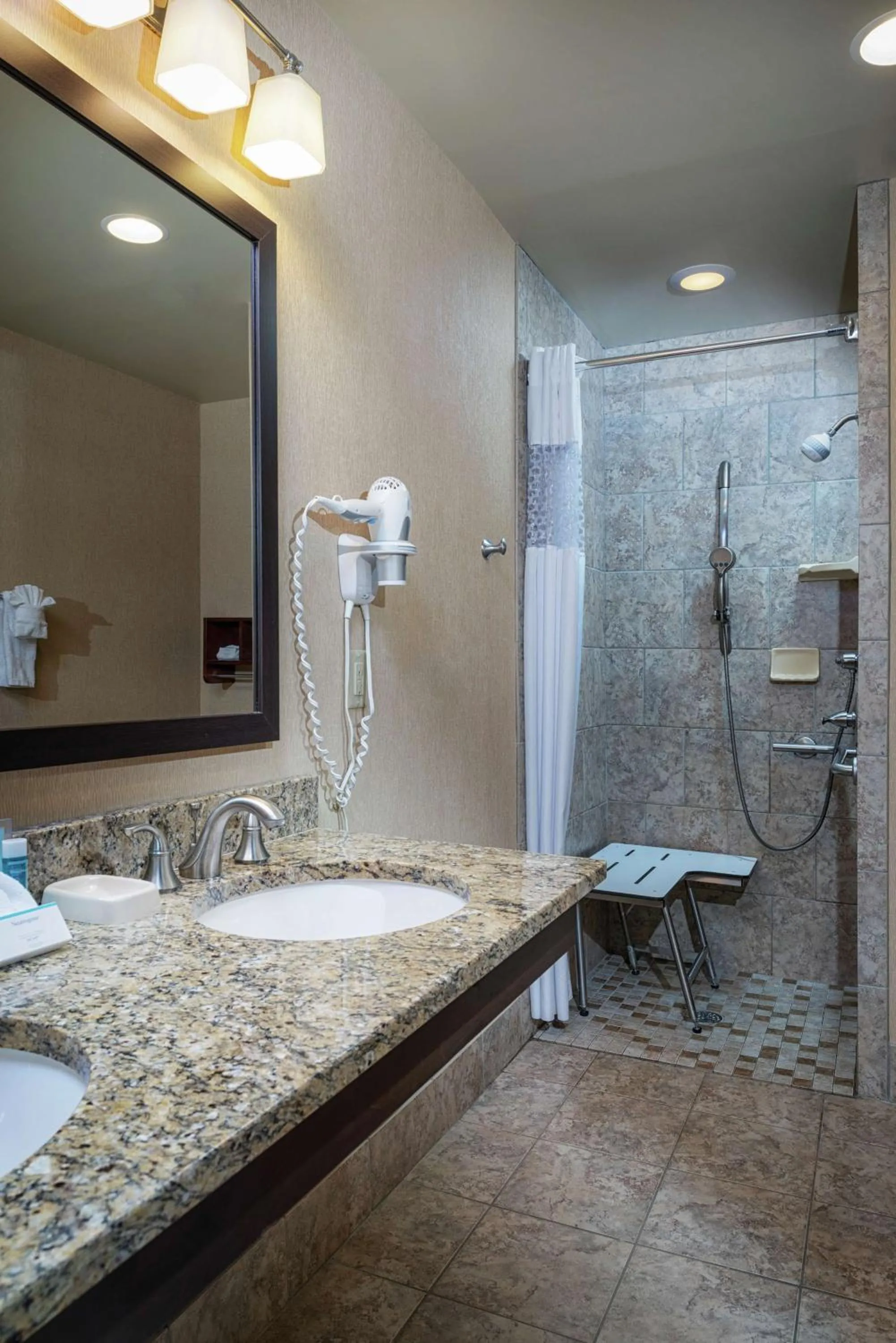 Bathroom in Hampton Inn Tuscaloosa-University