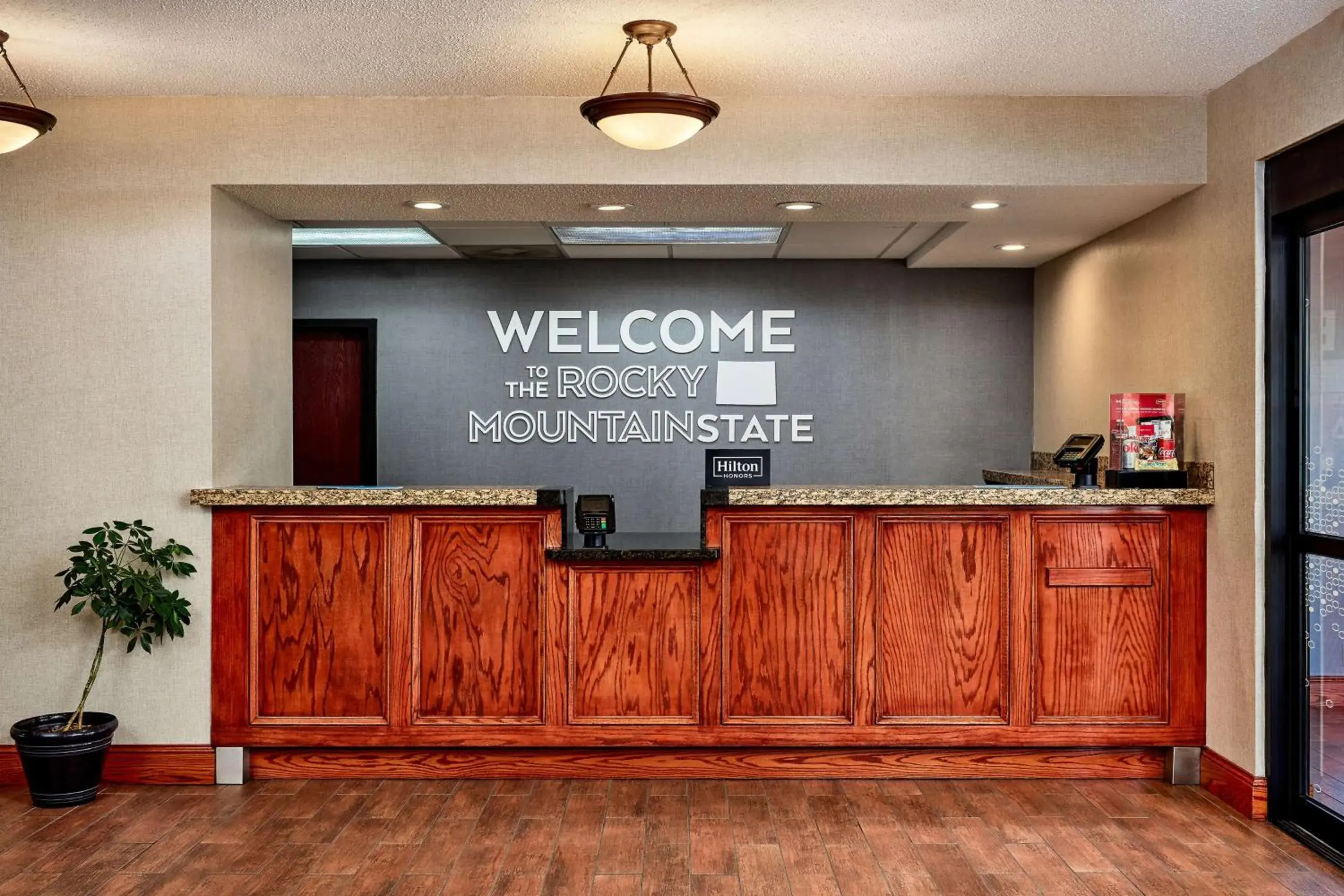 Lobby or reception in Hampton Inn Longmont Lobby or reception in Hampton Inn Longmont
