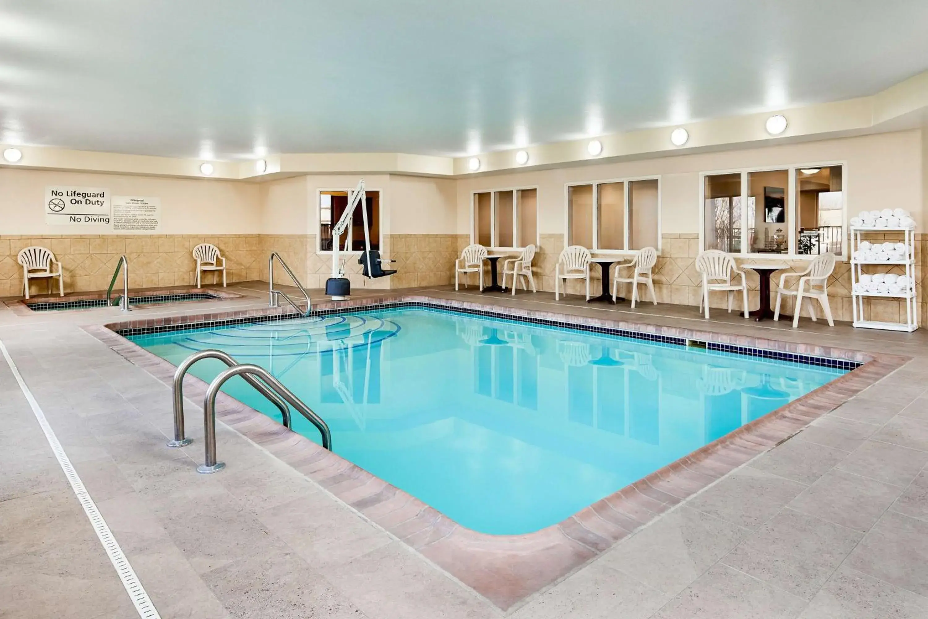 Pool view in Hampton Inn Longmont Pool view in Hampton Inn Longmont