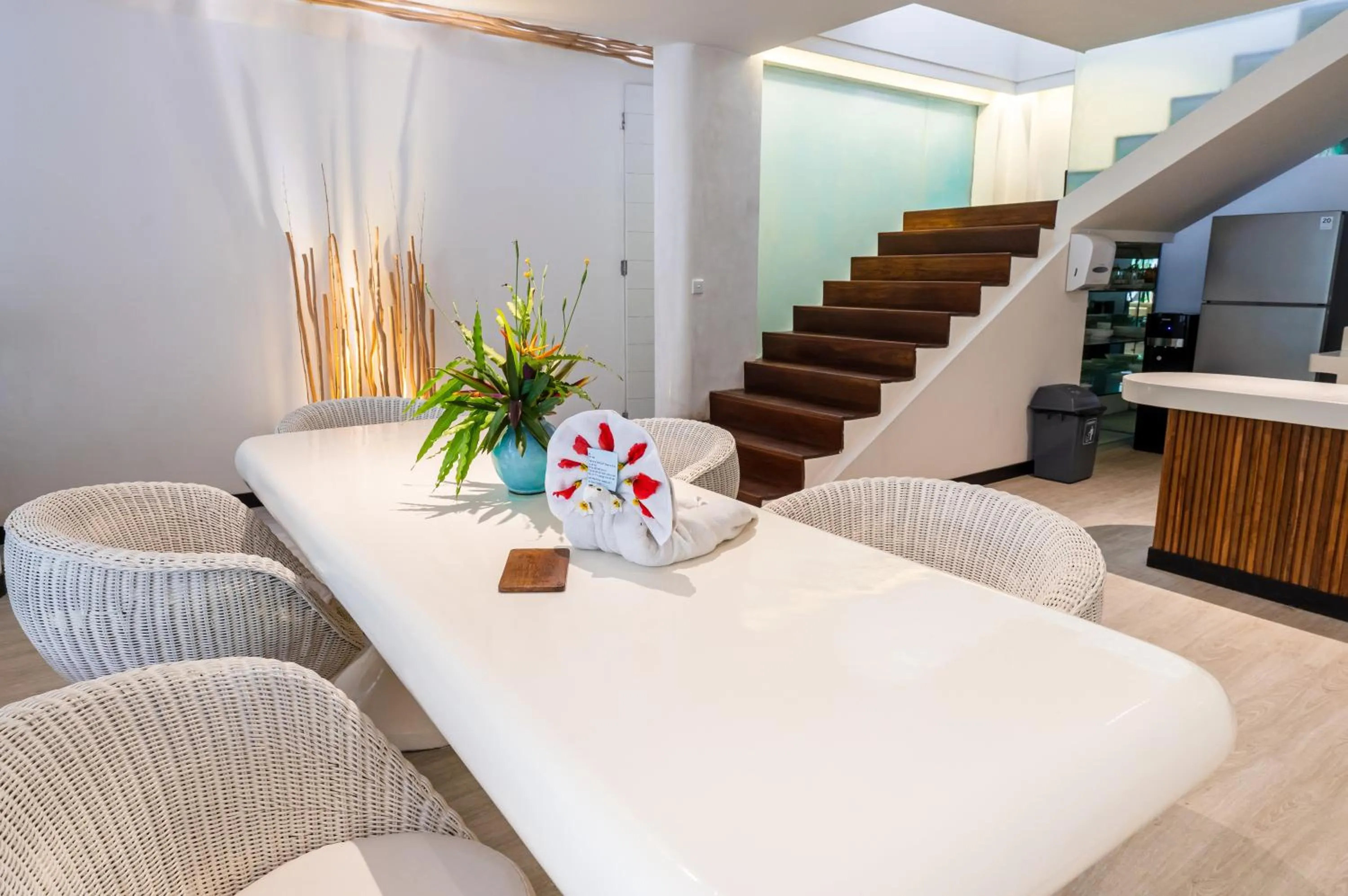 Dining area in Eden The Residence at The Sea Seminyak