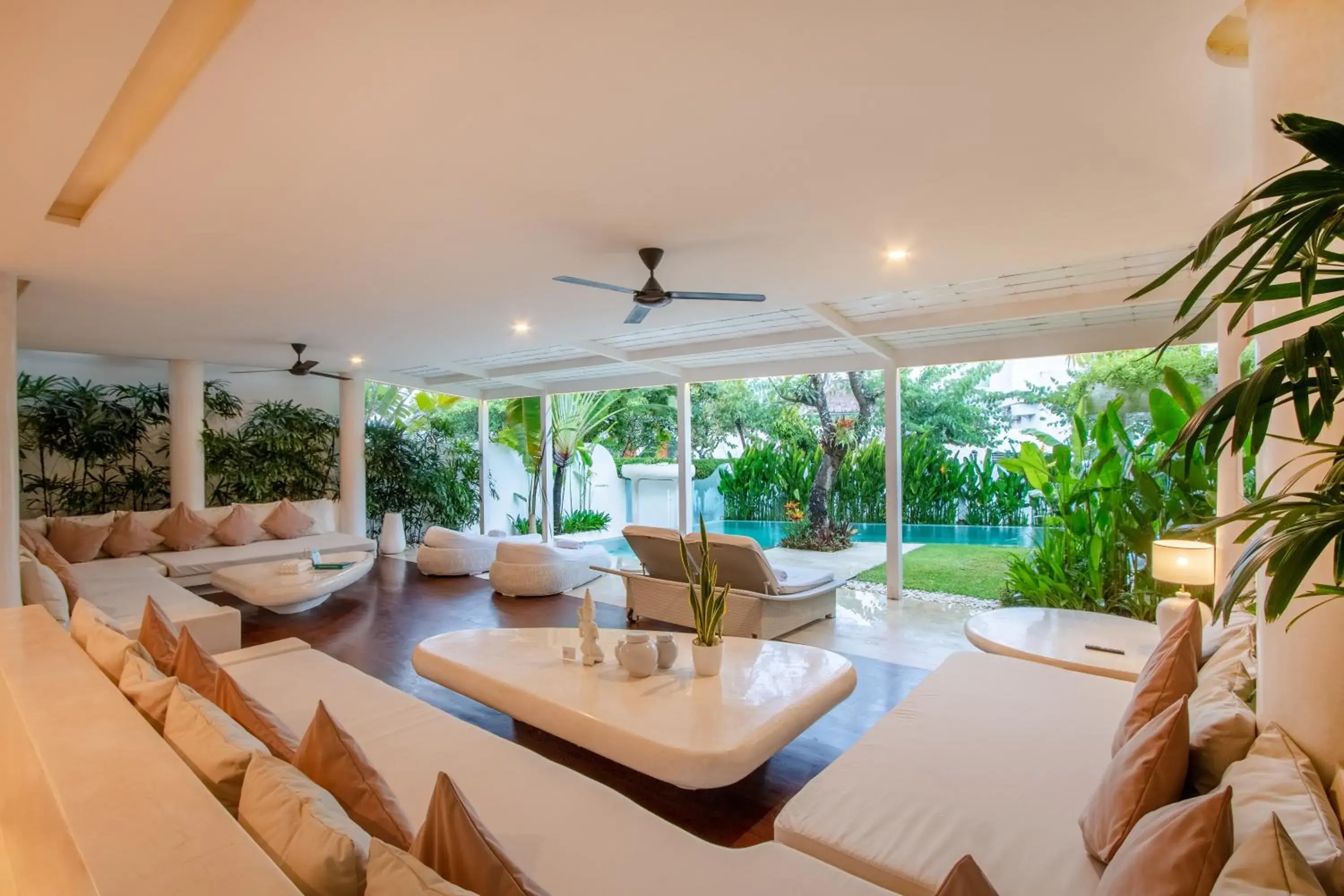 Living room in Eden The Residence at The Sea Seminyak Living room in Eden The Residence at The Sea Seminyak