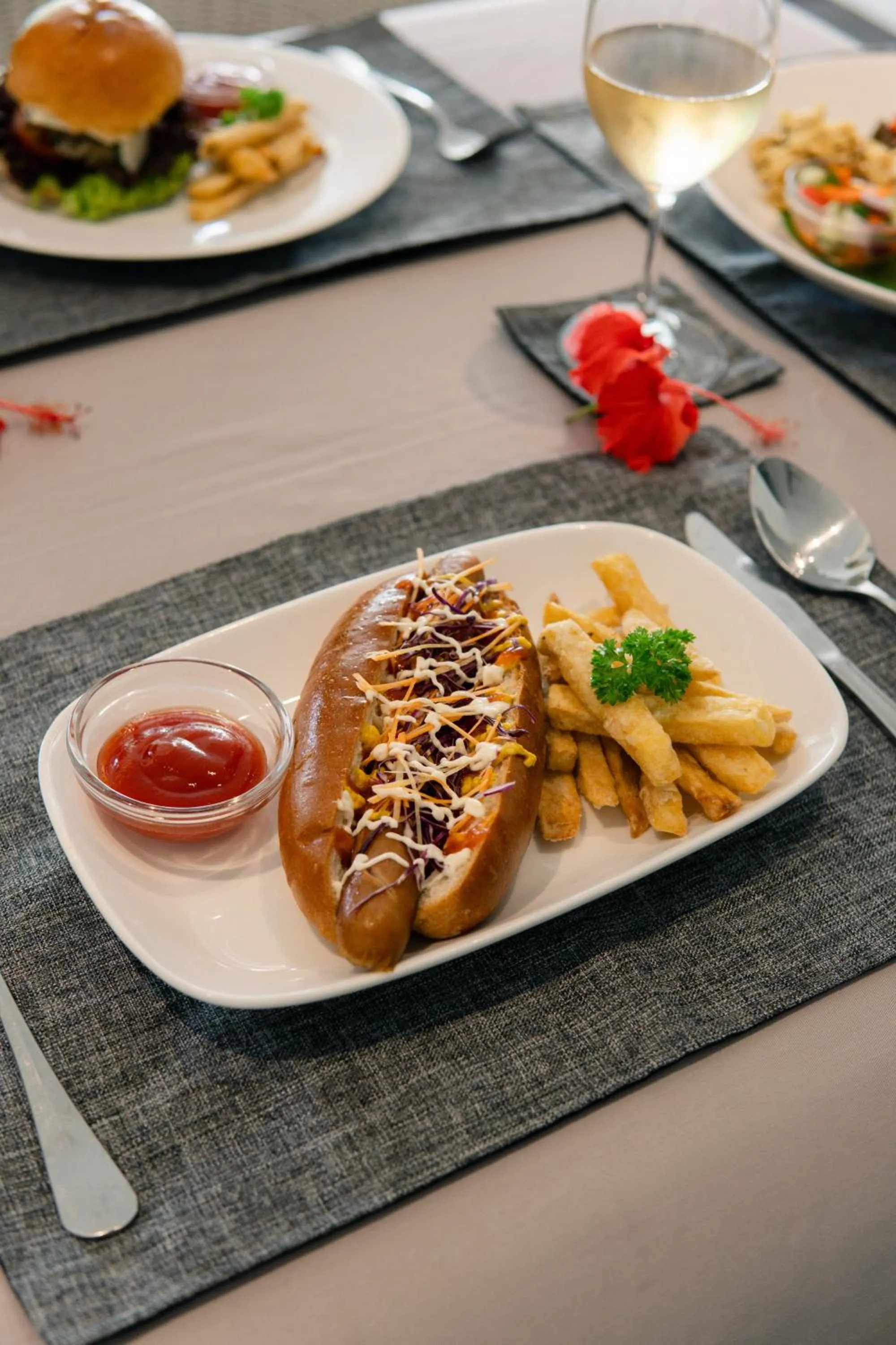 Dining area in Eden The Residence at The Sea Seminyak