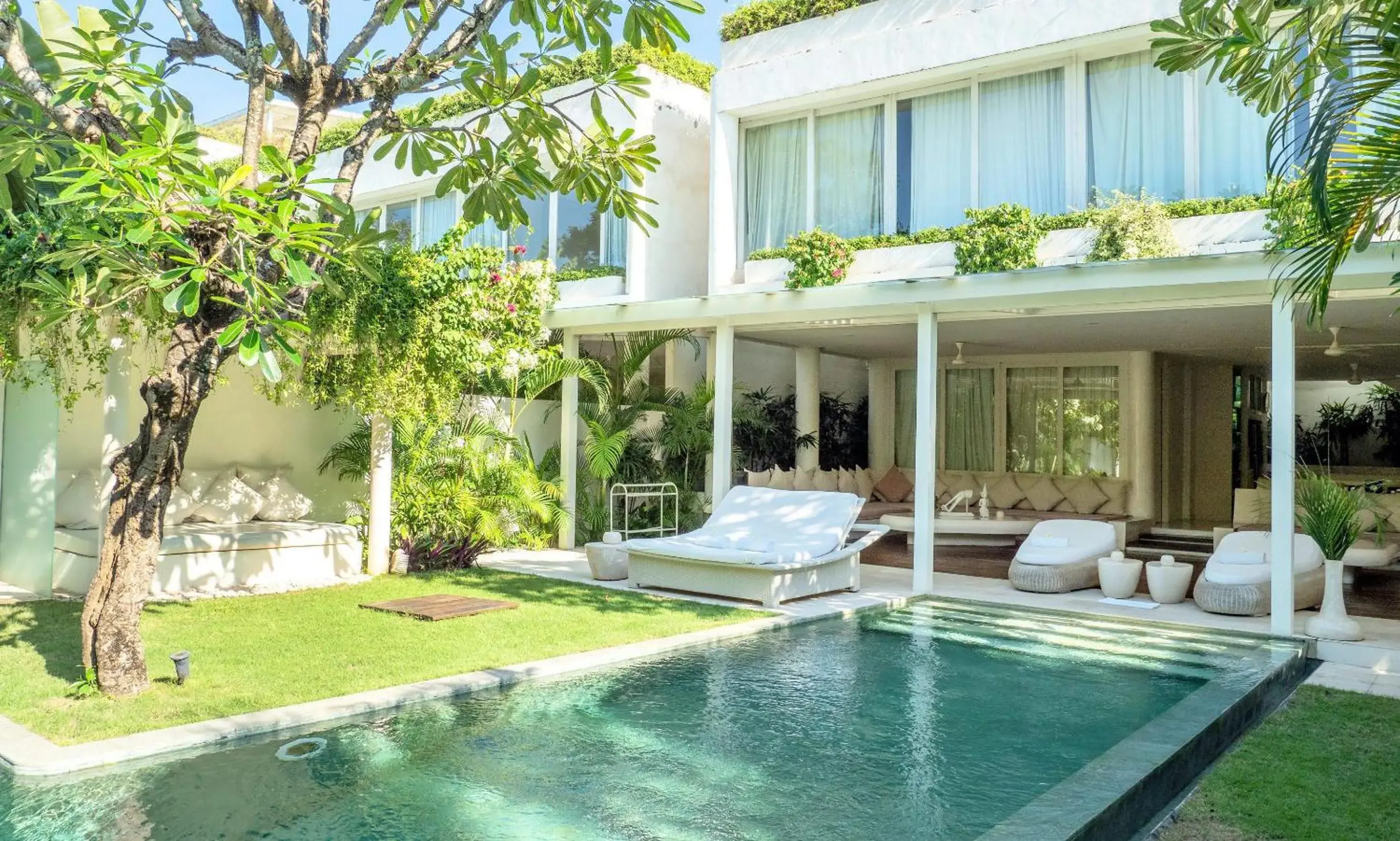 Five-Bedroom Private Pool Villa With River View in Eden The Residence at The Sea Seminyak Five-Bedroom Private Pool Villa With River View in Eden The Residence at The Sea Seminyak