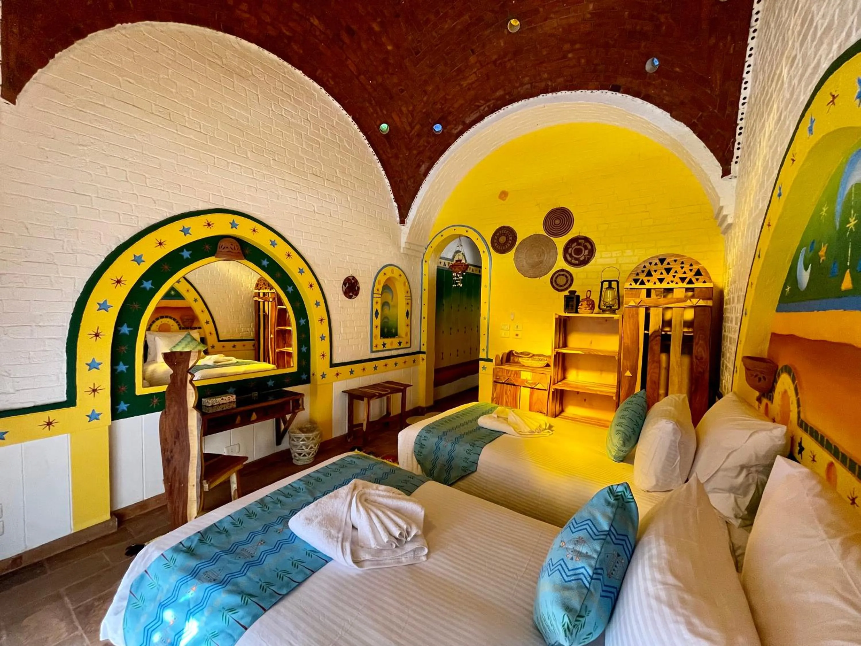 Bed in Kato Dool Wellness Resort