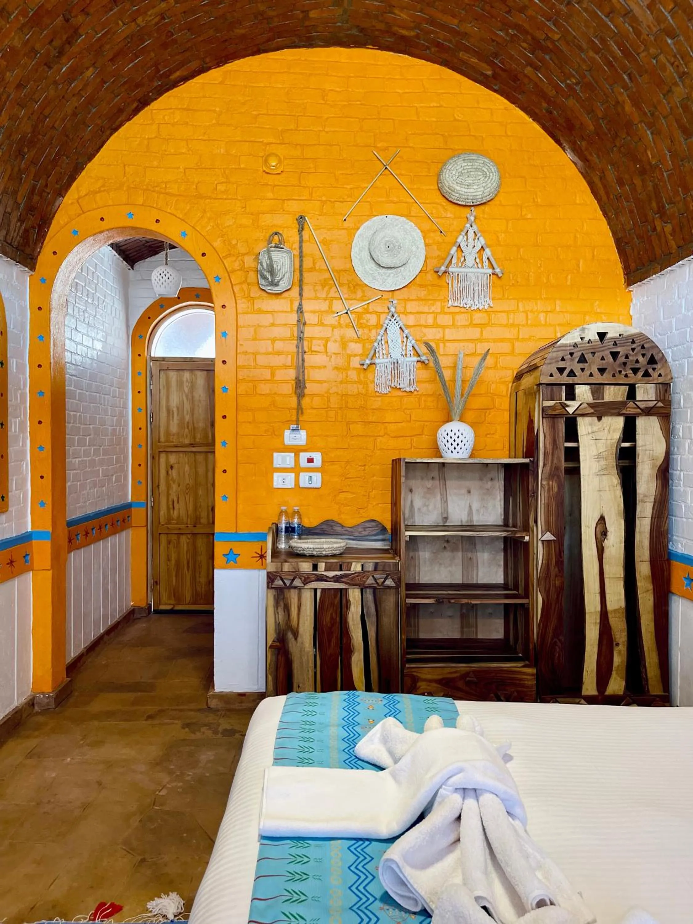 Bed in Kato Dool Wellness Resort