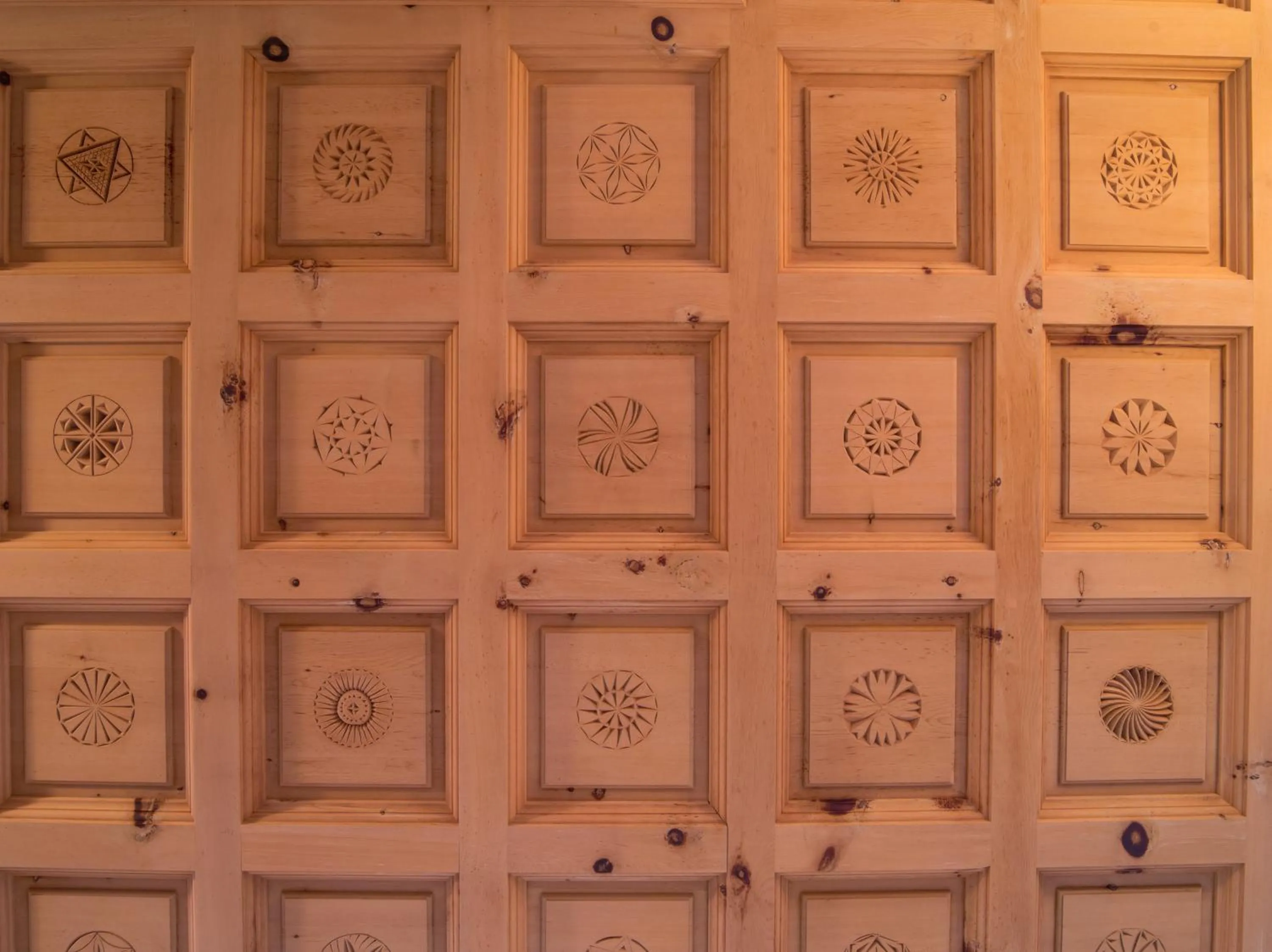 Decorative detail in Hotel Alpina