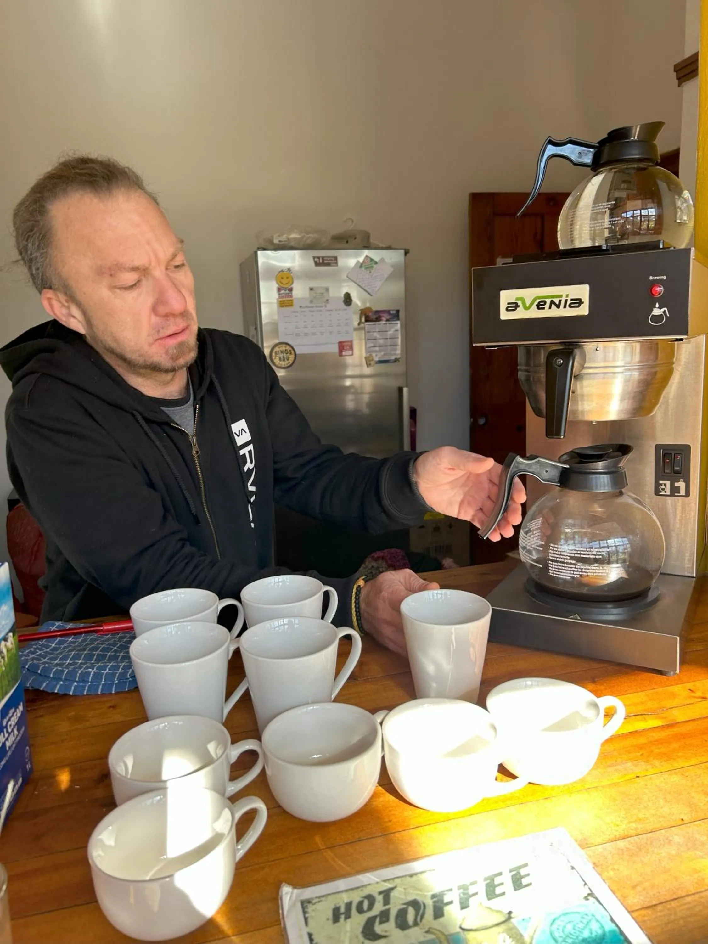Coffee/tea facilities in A Sunflower Stop Backpackers