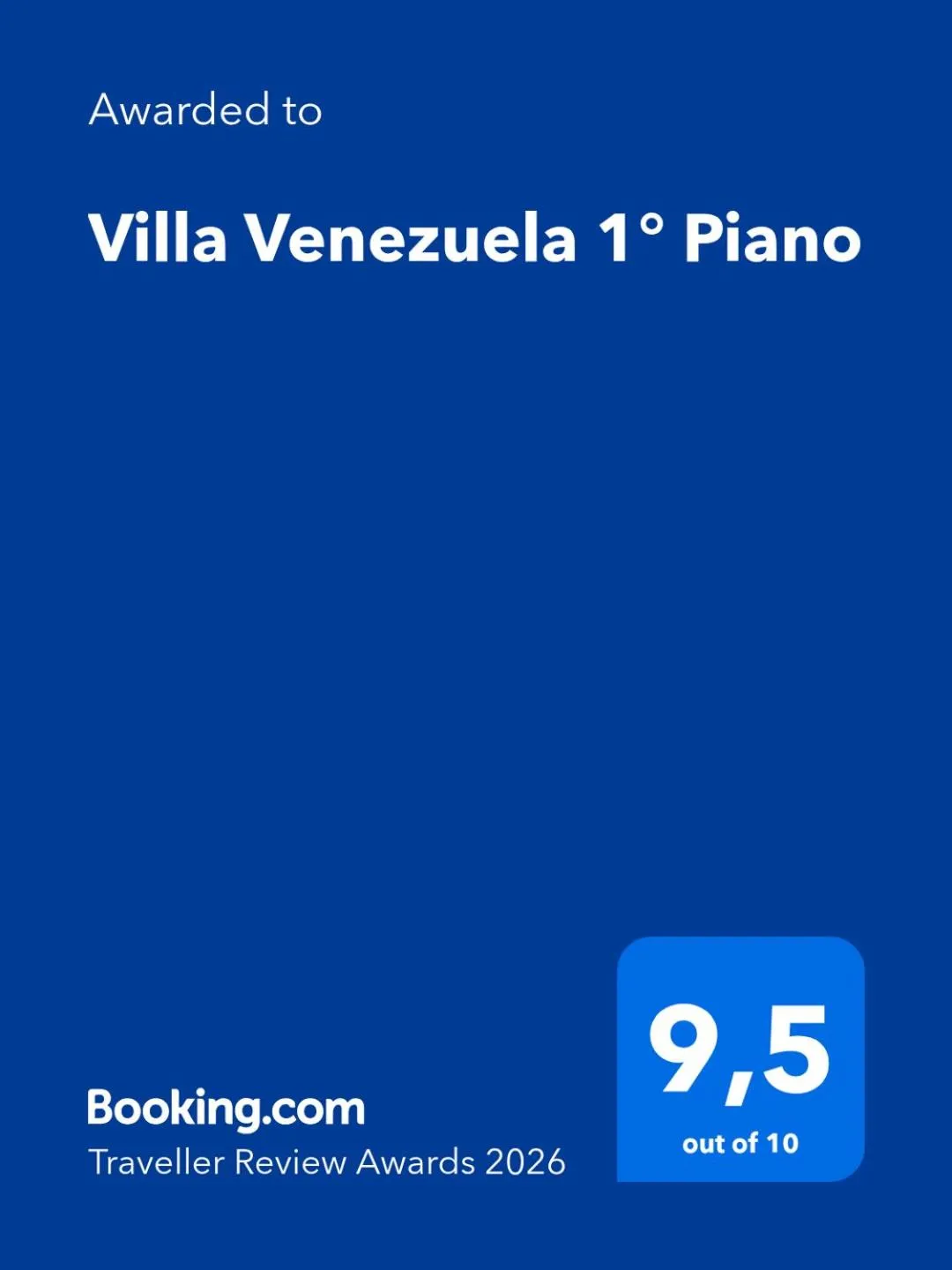Villa Venezuela 1° Piano