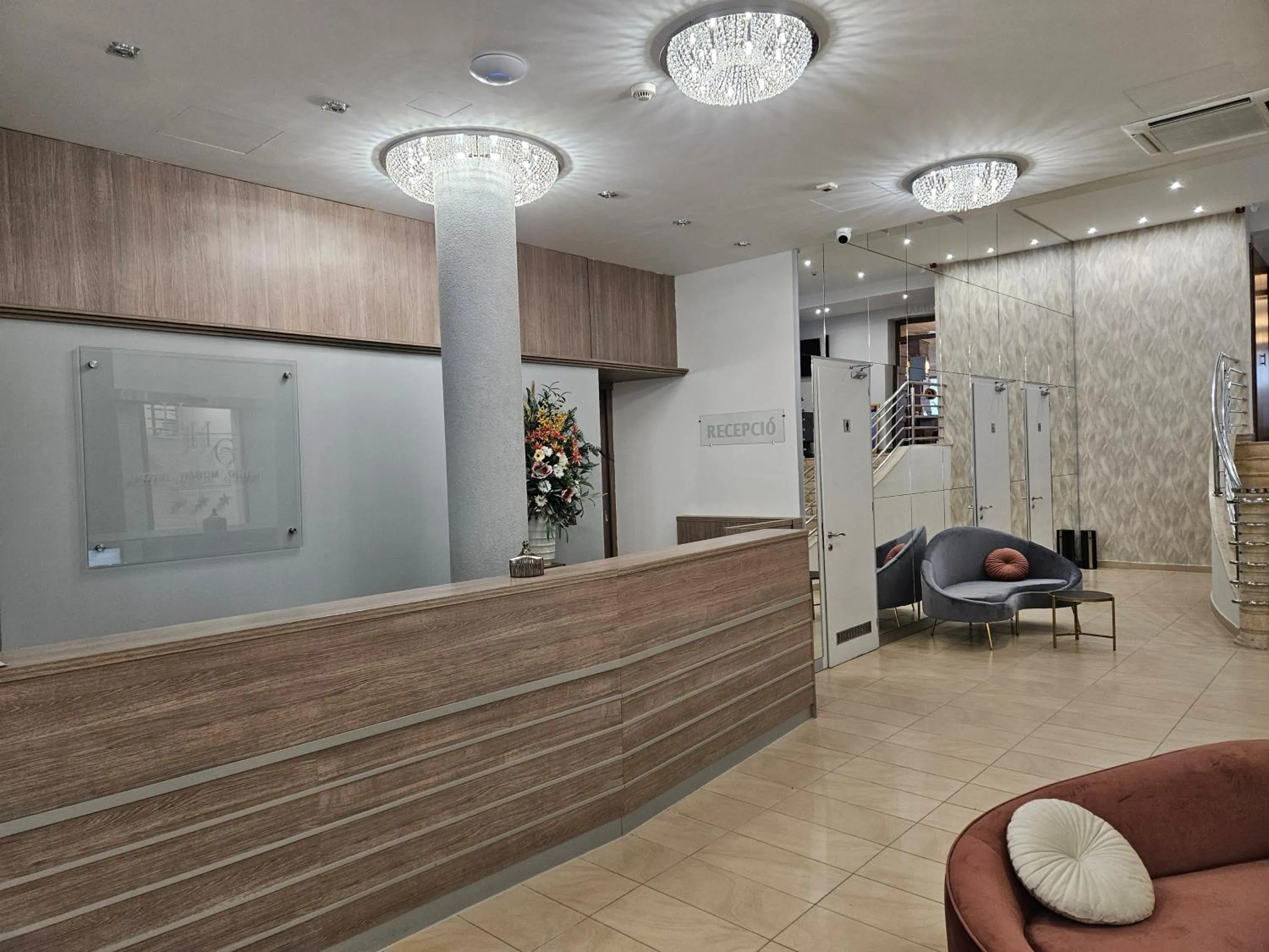 Lobby or reception in Hotel Három Gúnár