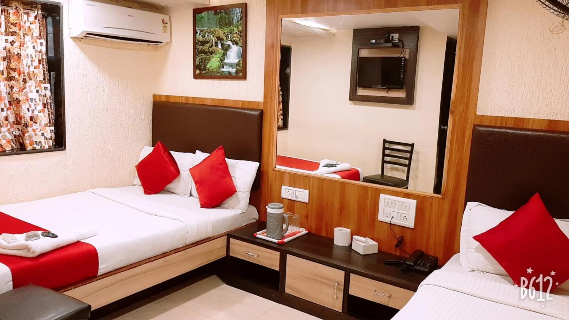 Bed in Hotel Happyland