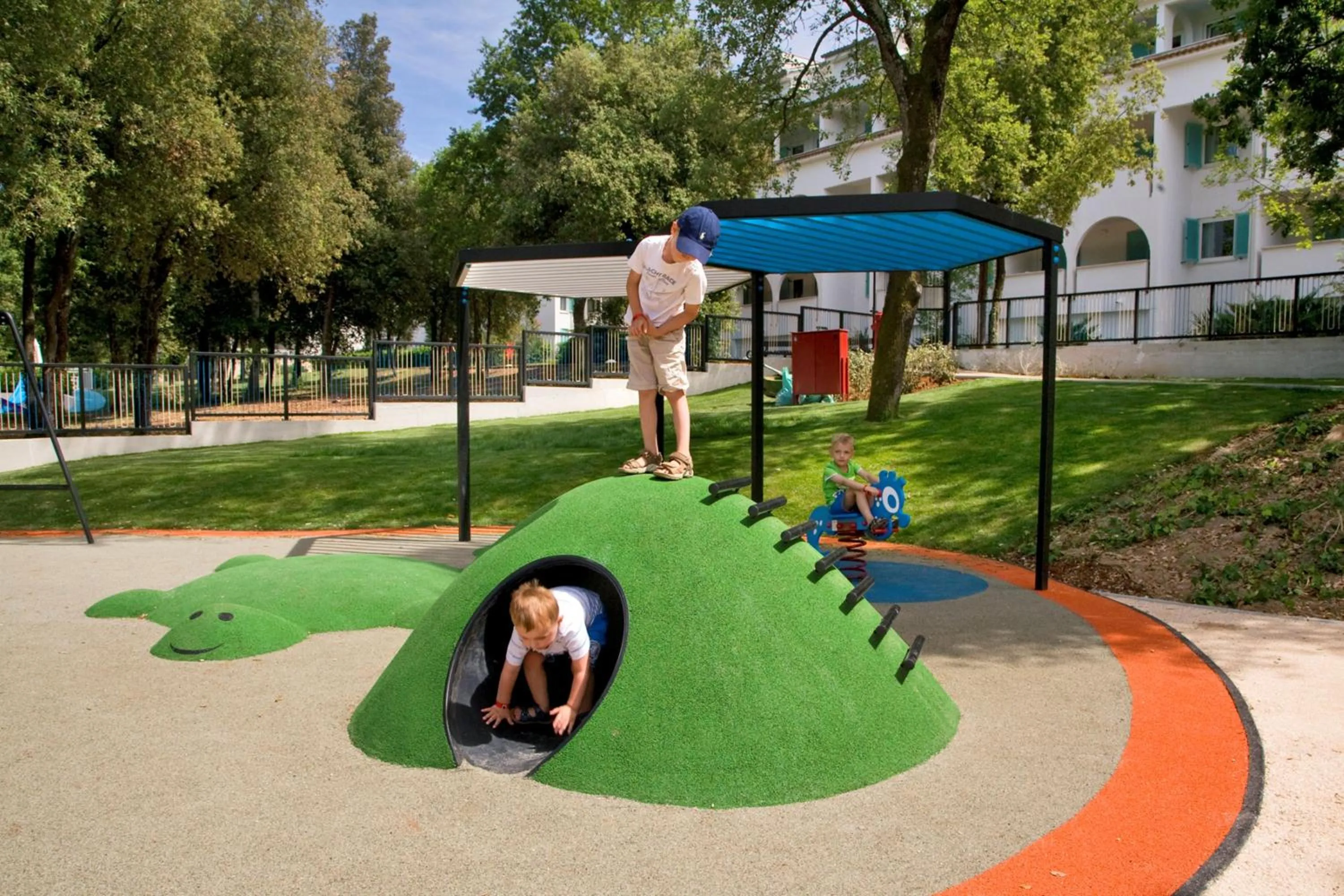 Children play ground in Valamar Tamaris Resort