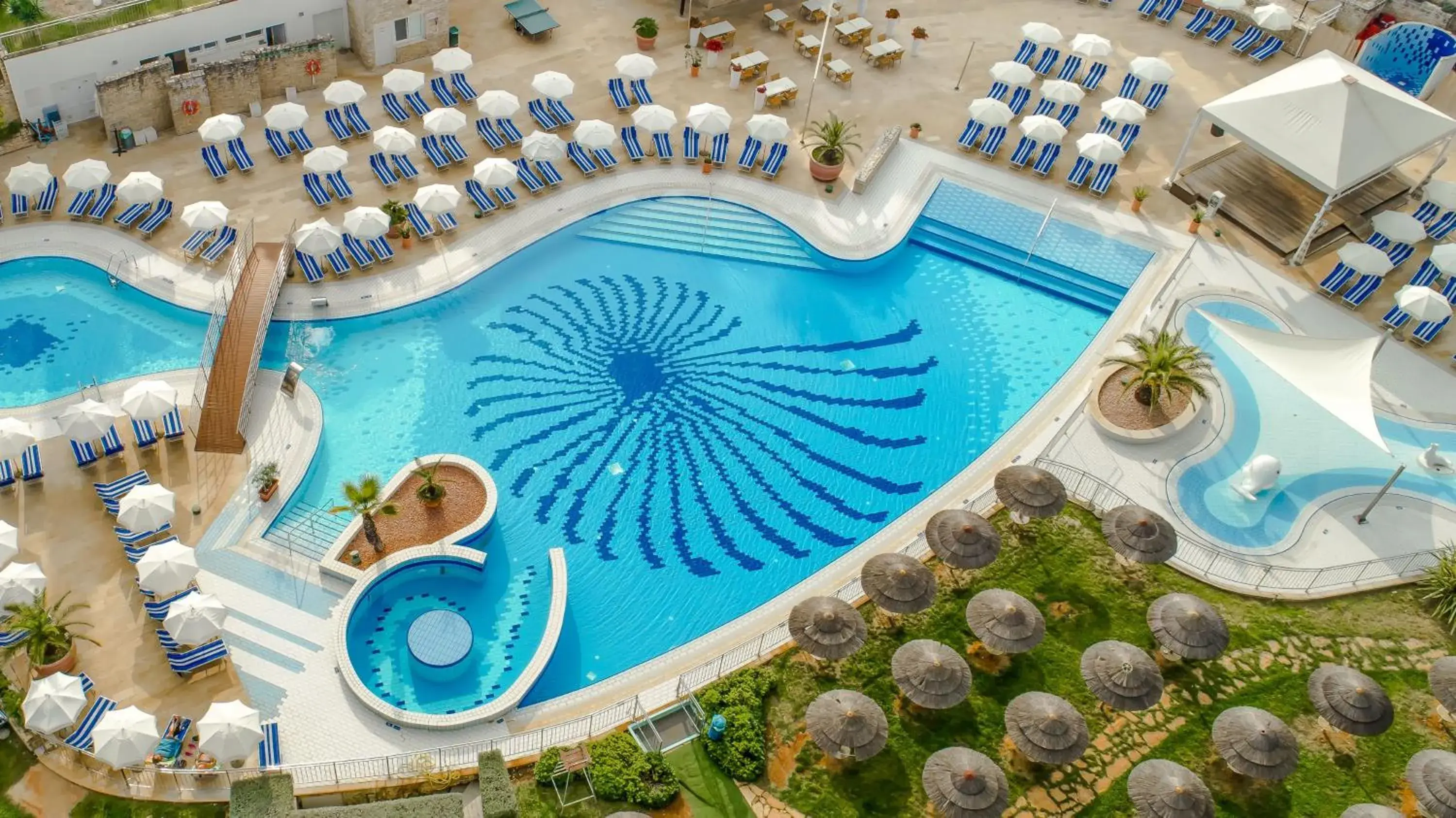 Swimming pool in Valamar Tamaris Resort Swimming pool in Valamar Tamaris Resort