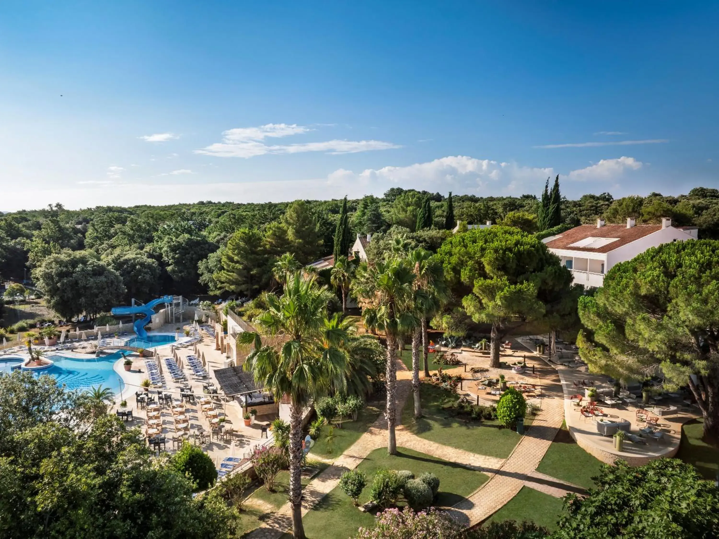 Swimming pool in Valamar Tamaris Resort Swimming pool in Valamar Tamaris Resort