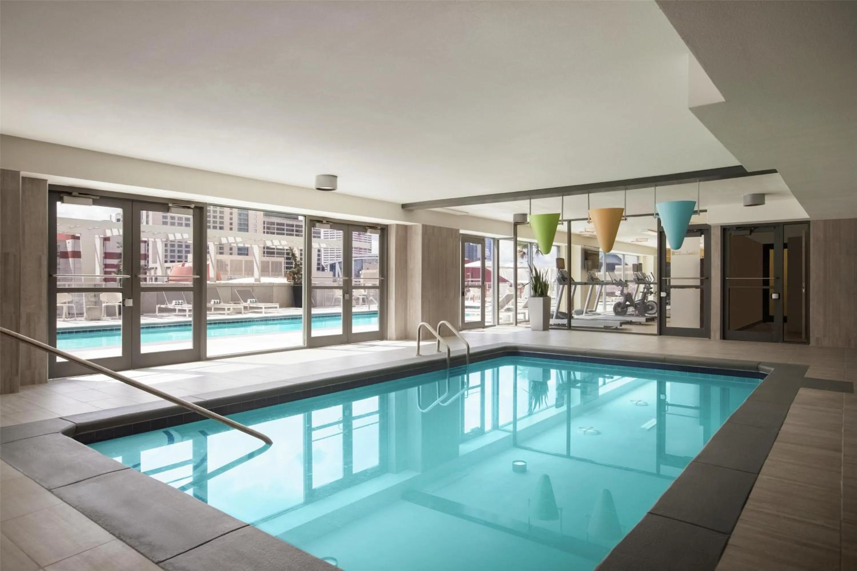 Pool view in Hilton Garden Inn Atlanta Downtown