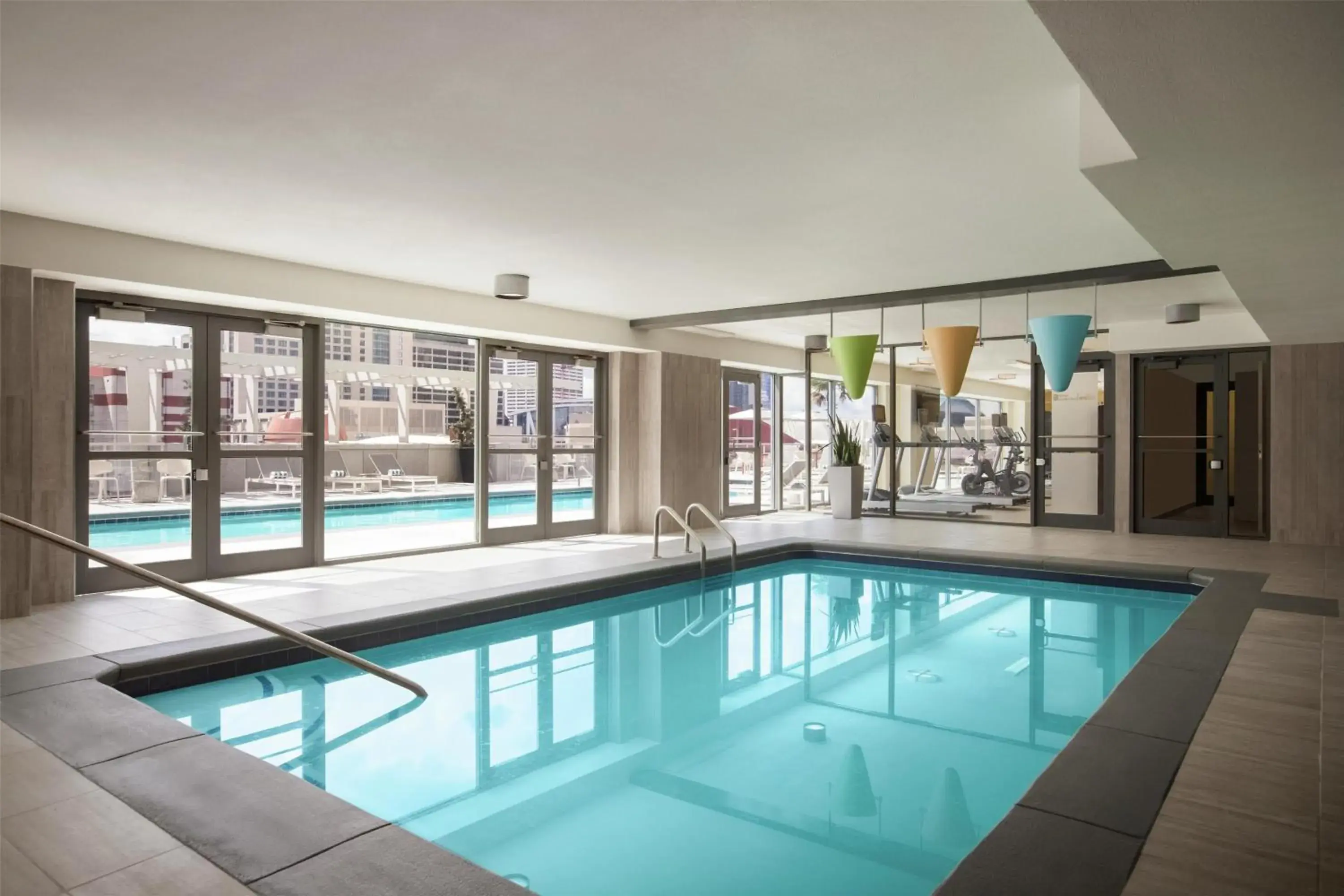 Pool view in Hilton Garden Inn Atlanta Downtown Pool view in Hilton Garden Inn Atlanta Downtown