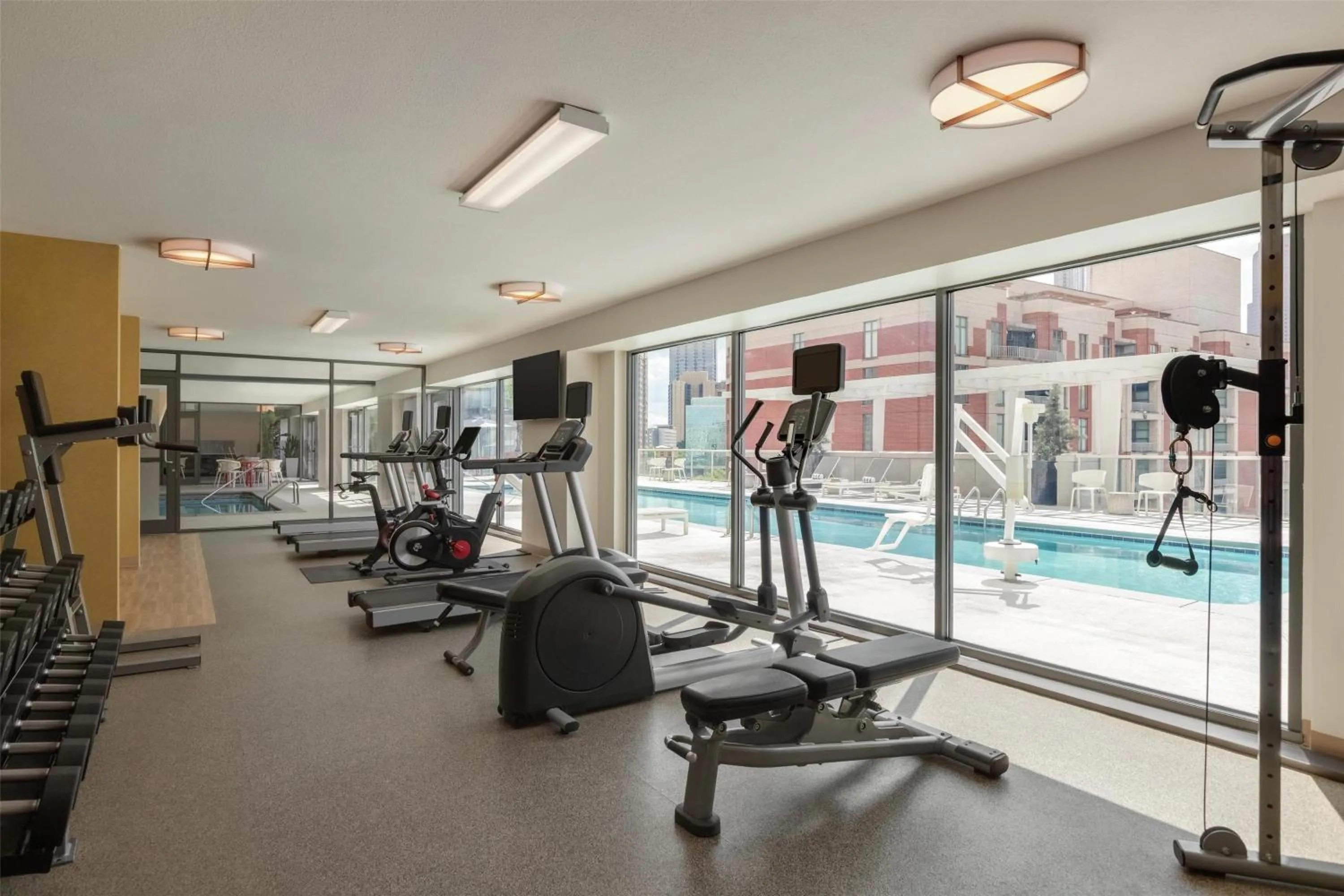 Fitness centre/facilities in Hilton Garden Inn Atlanta Downtown