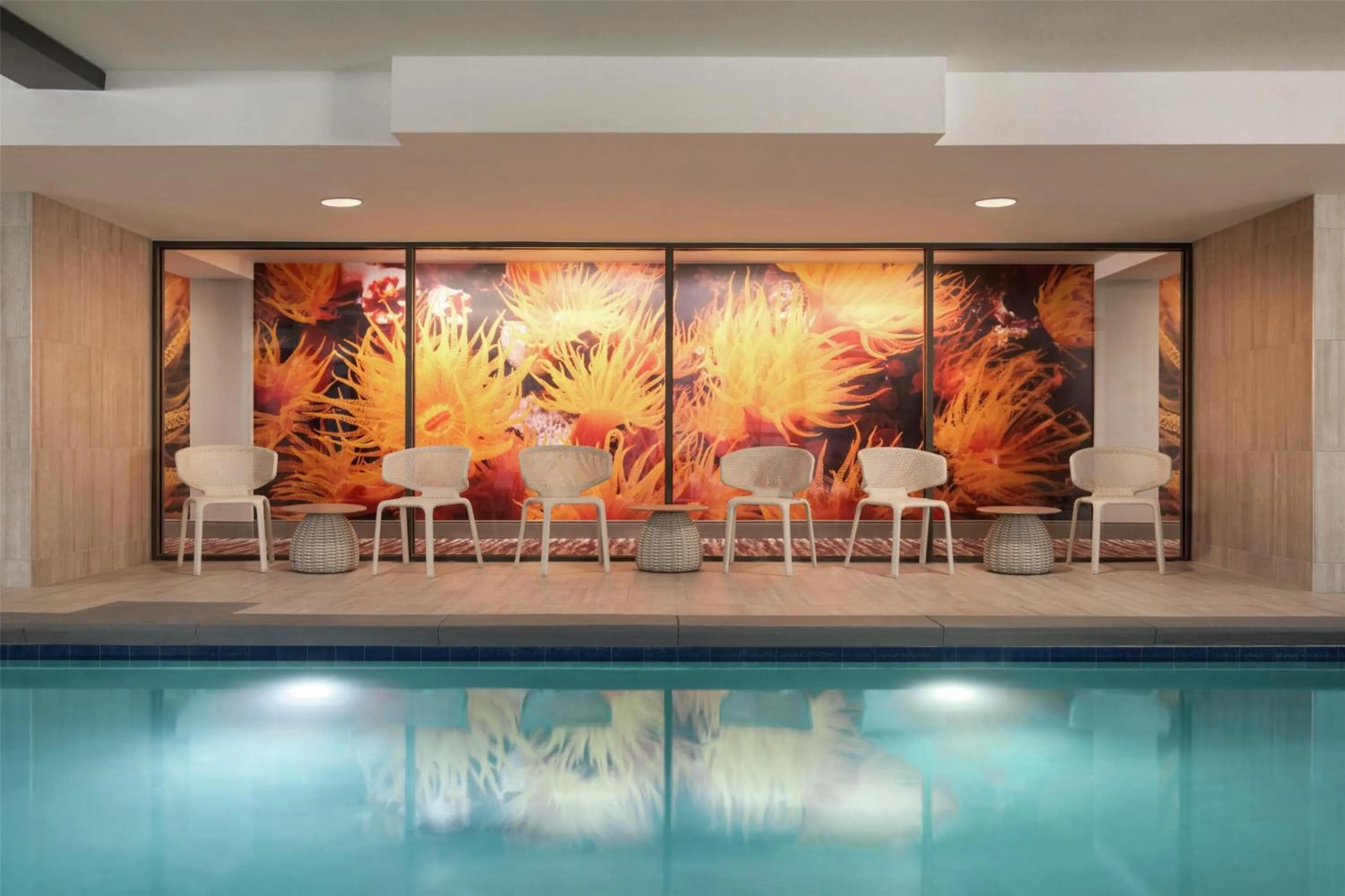 Pool view in Hilton Garden Inn Atlanta Downtown