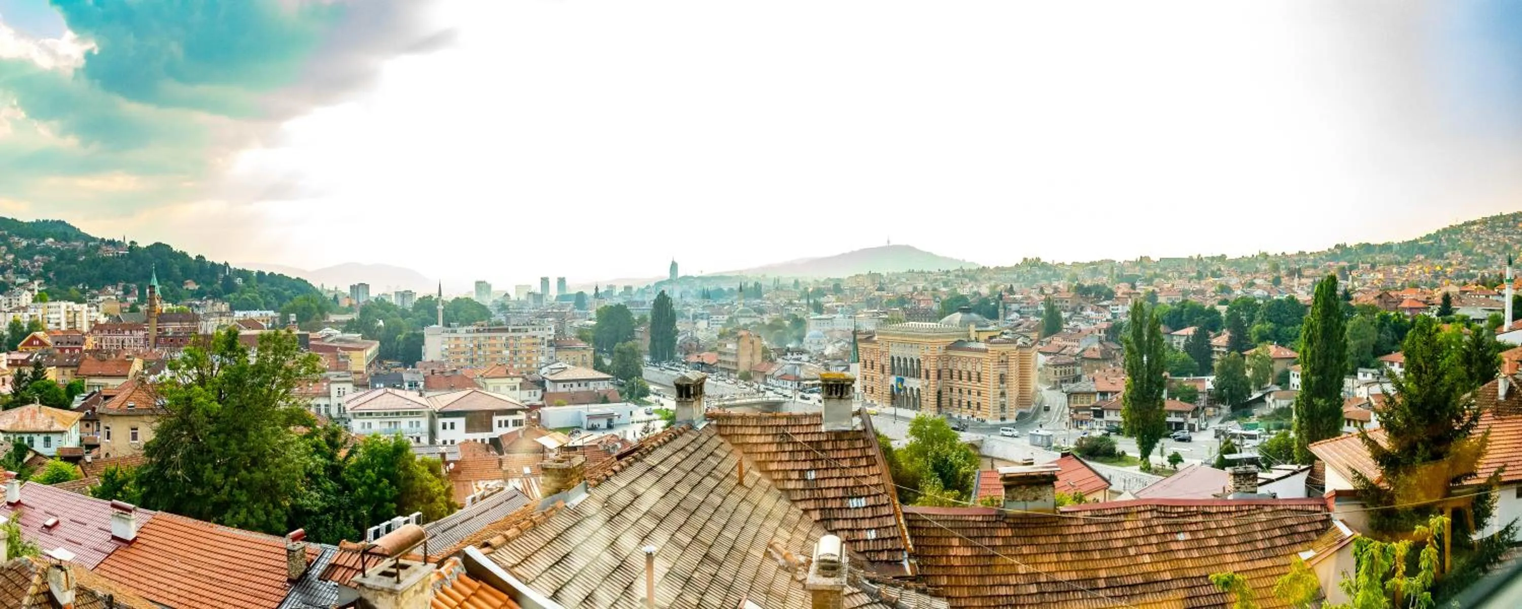 City view in Hotel Herc Sarajevo