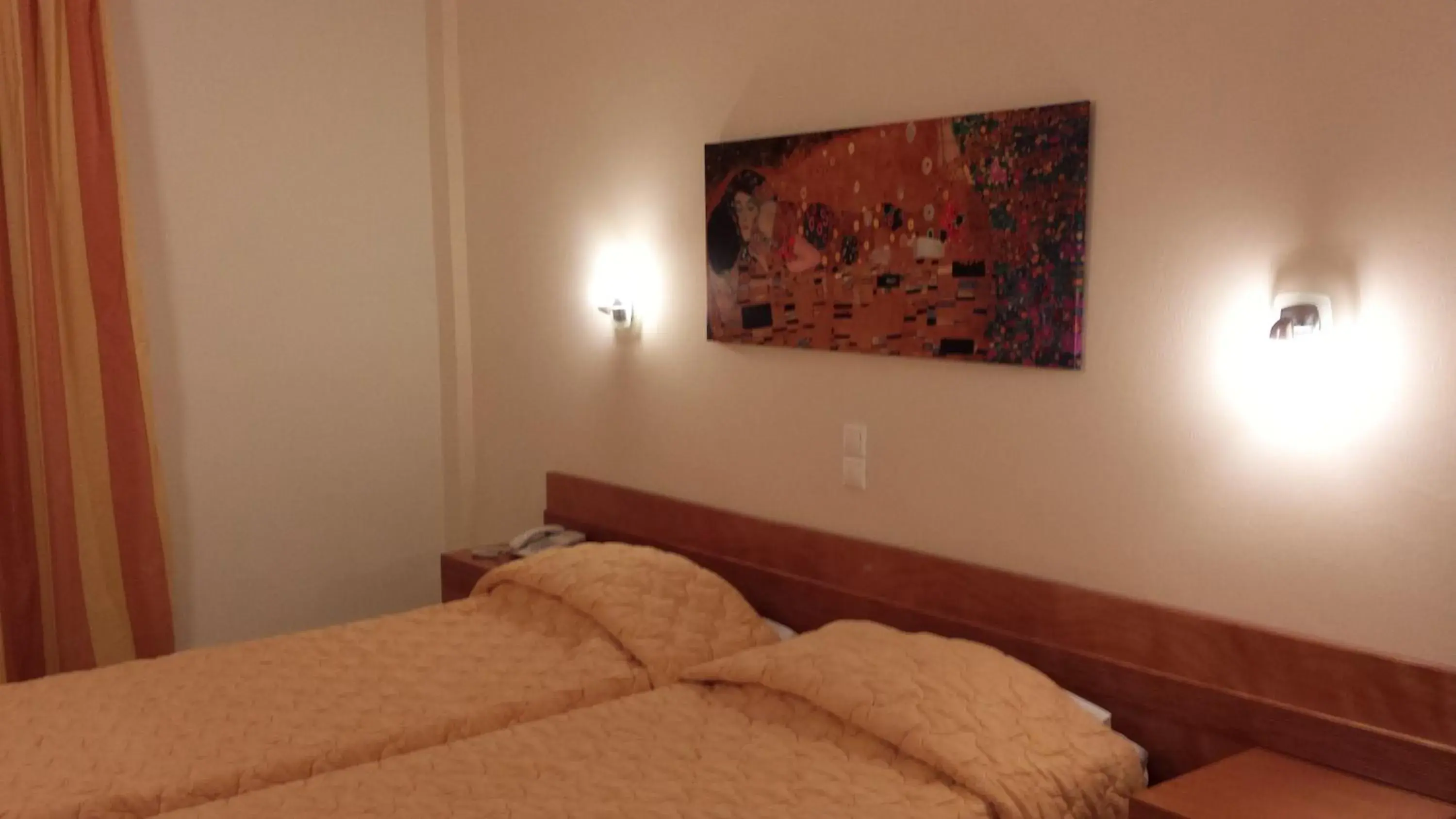 Bed in Ipsos Beach Hotel Bed in Ipsos Beach Hotel