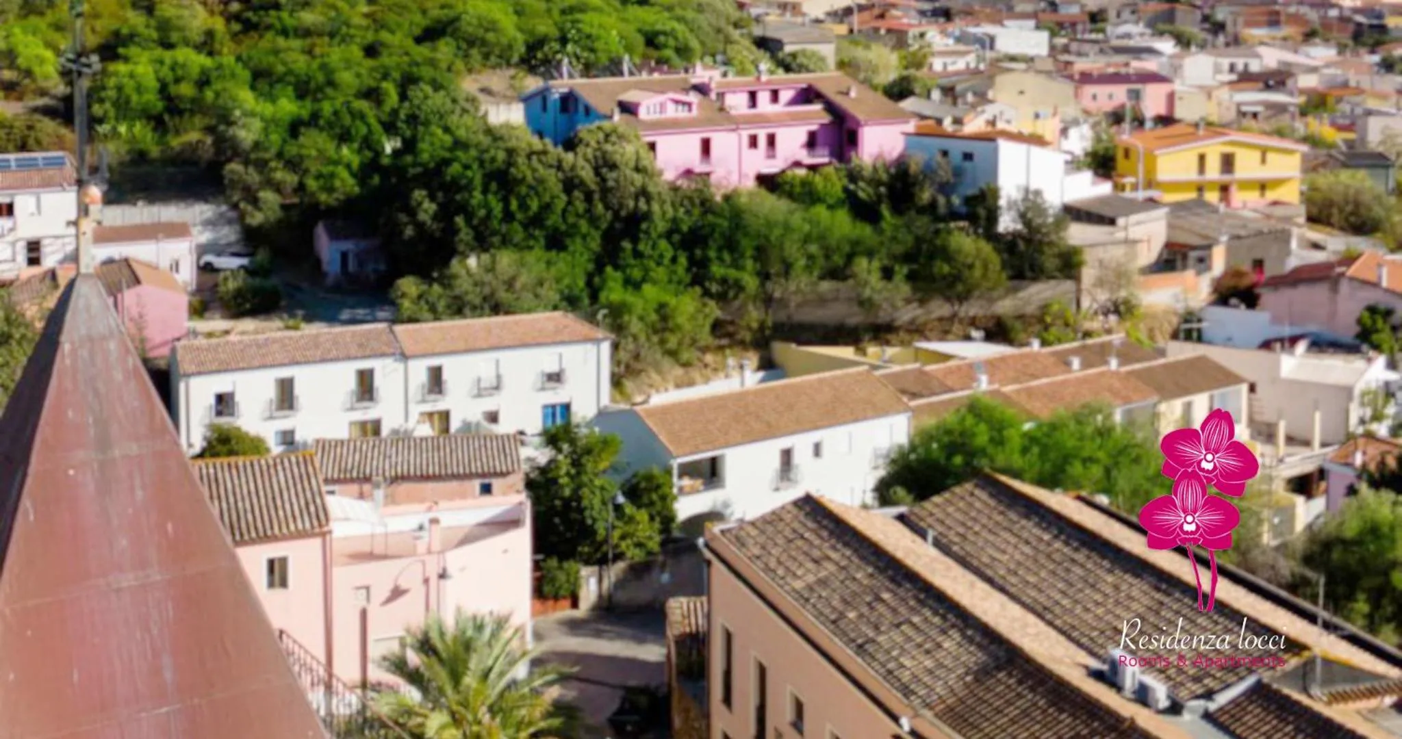 Bird's eye view in Residenza Locci - Rooms & Apartments