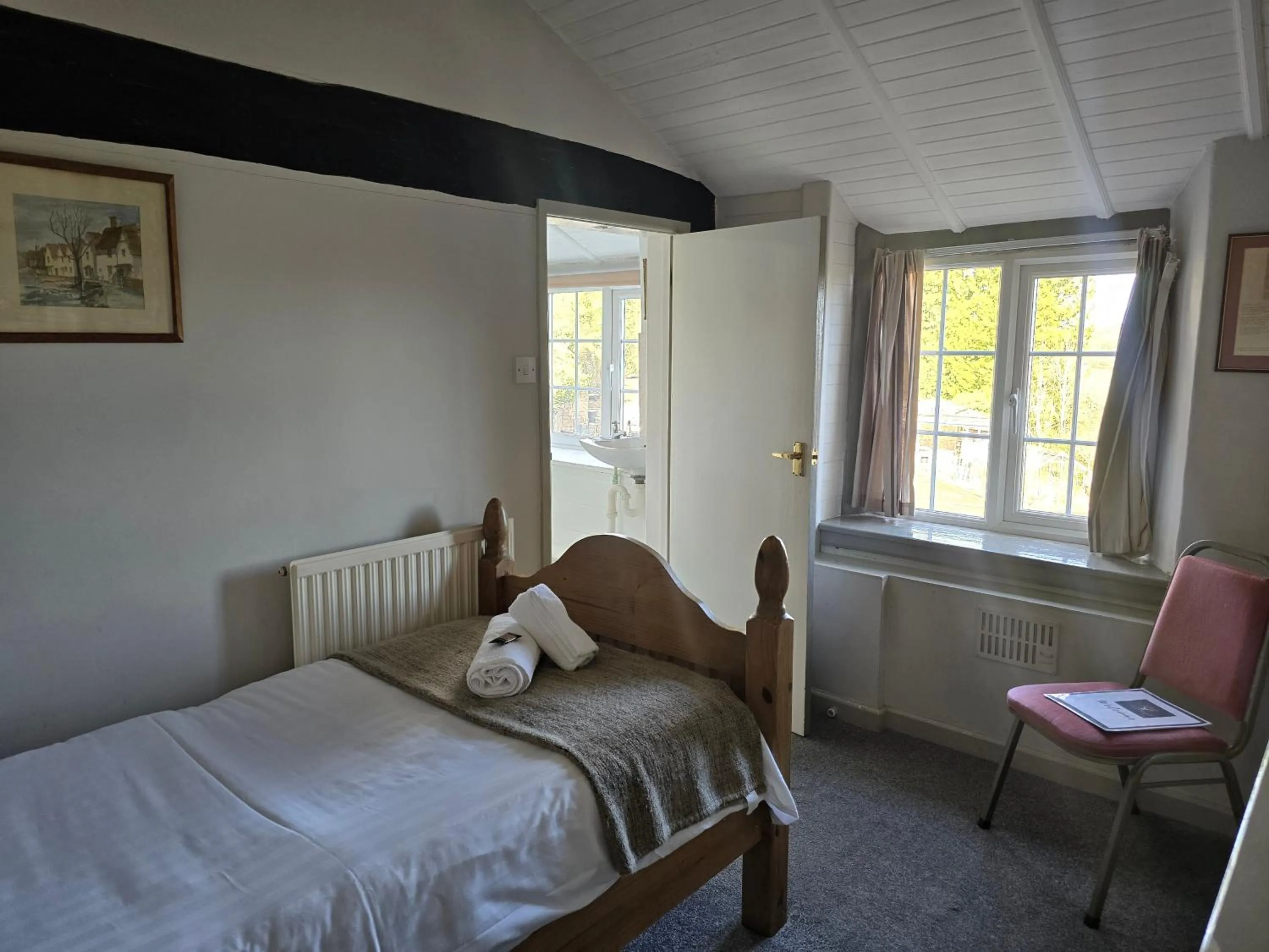 Bed in Littledean House Hotel