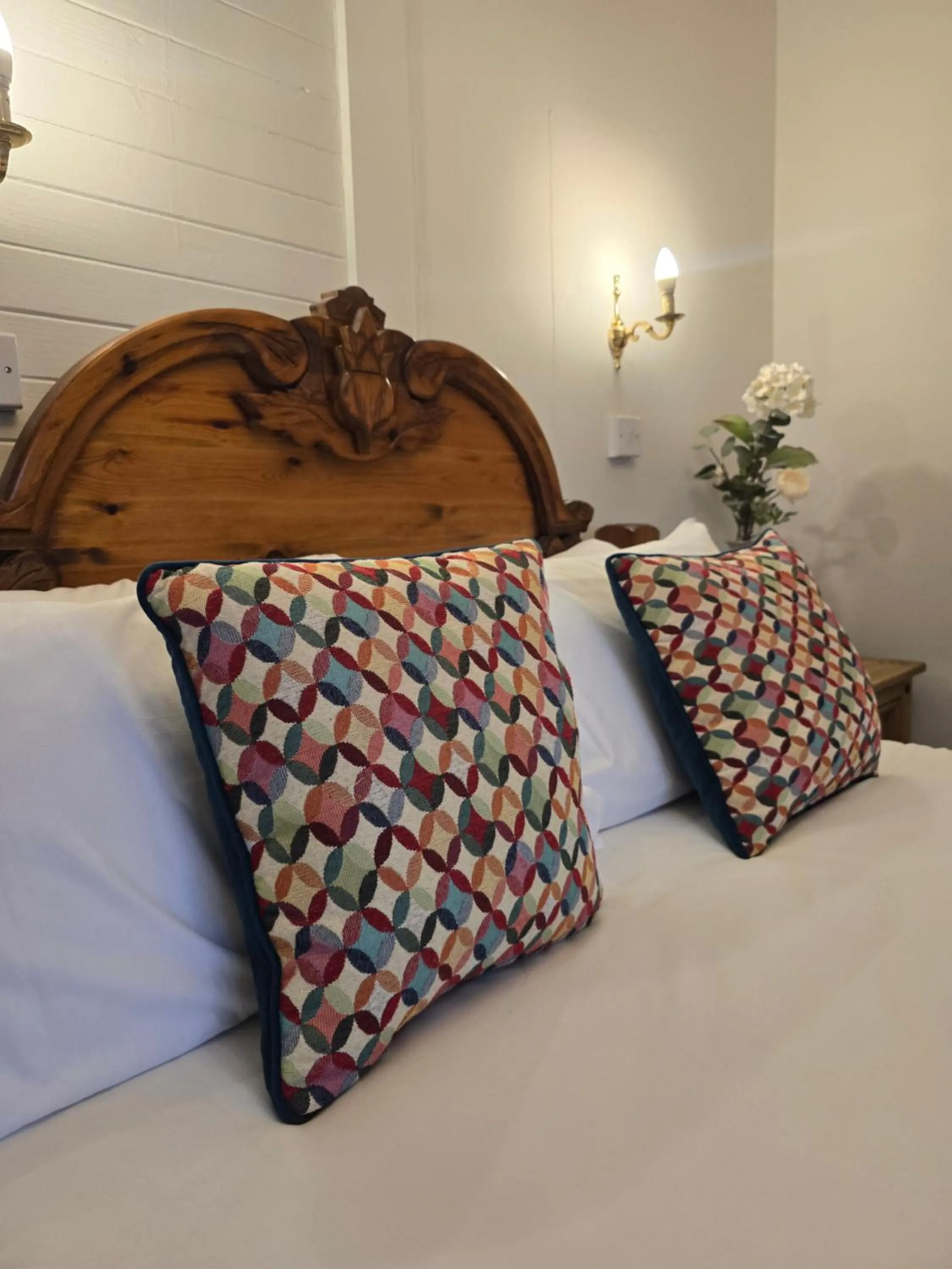 Bed in Littledean House Hotel