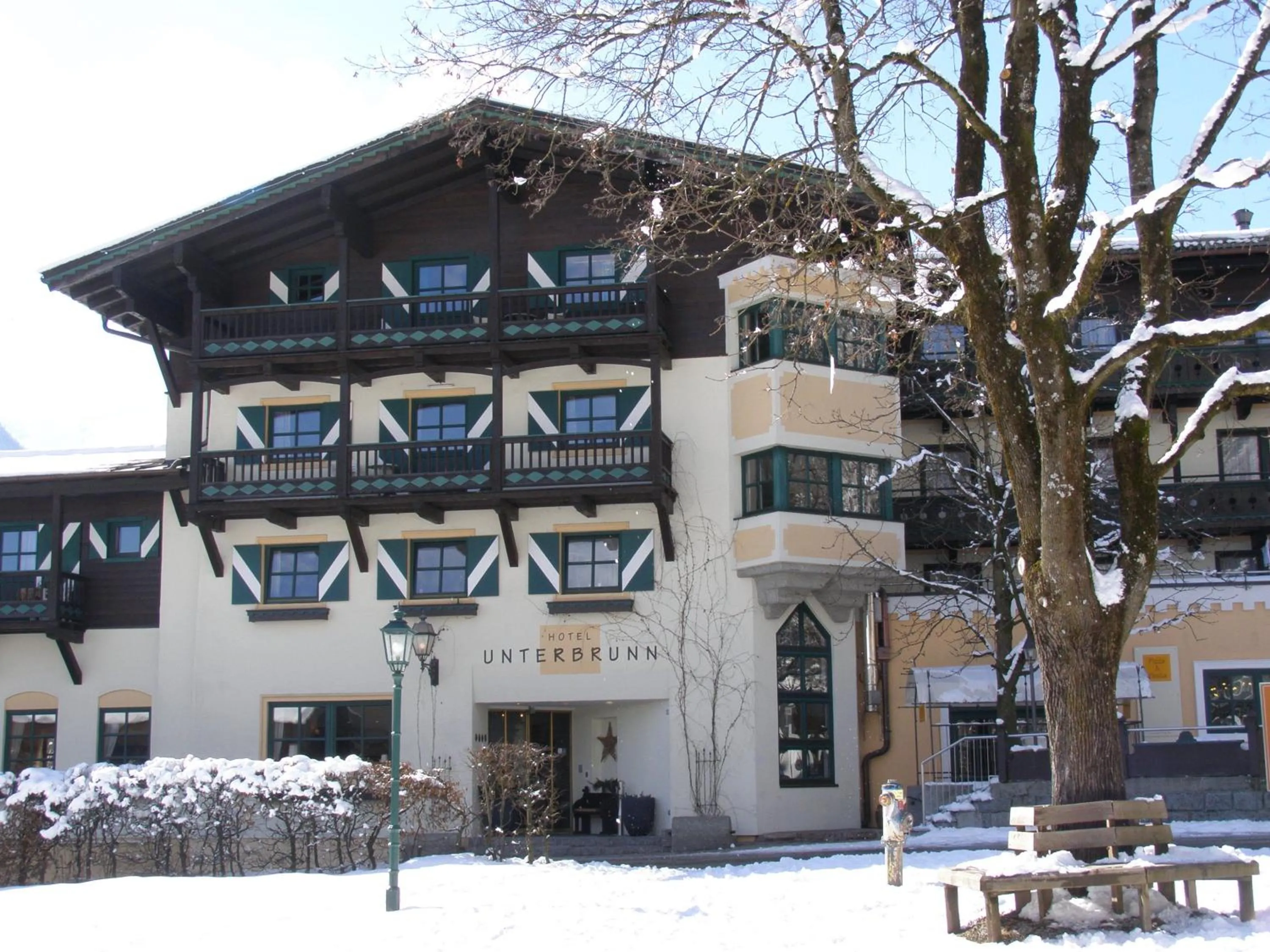 Facade/entrance in Hotel Unterbrunn Apartments & Gästehaus