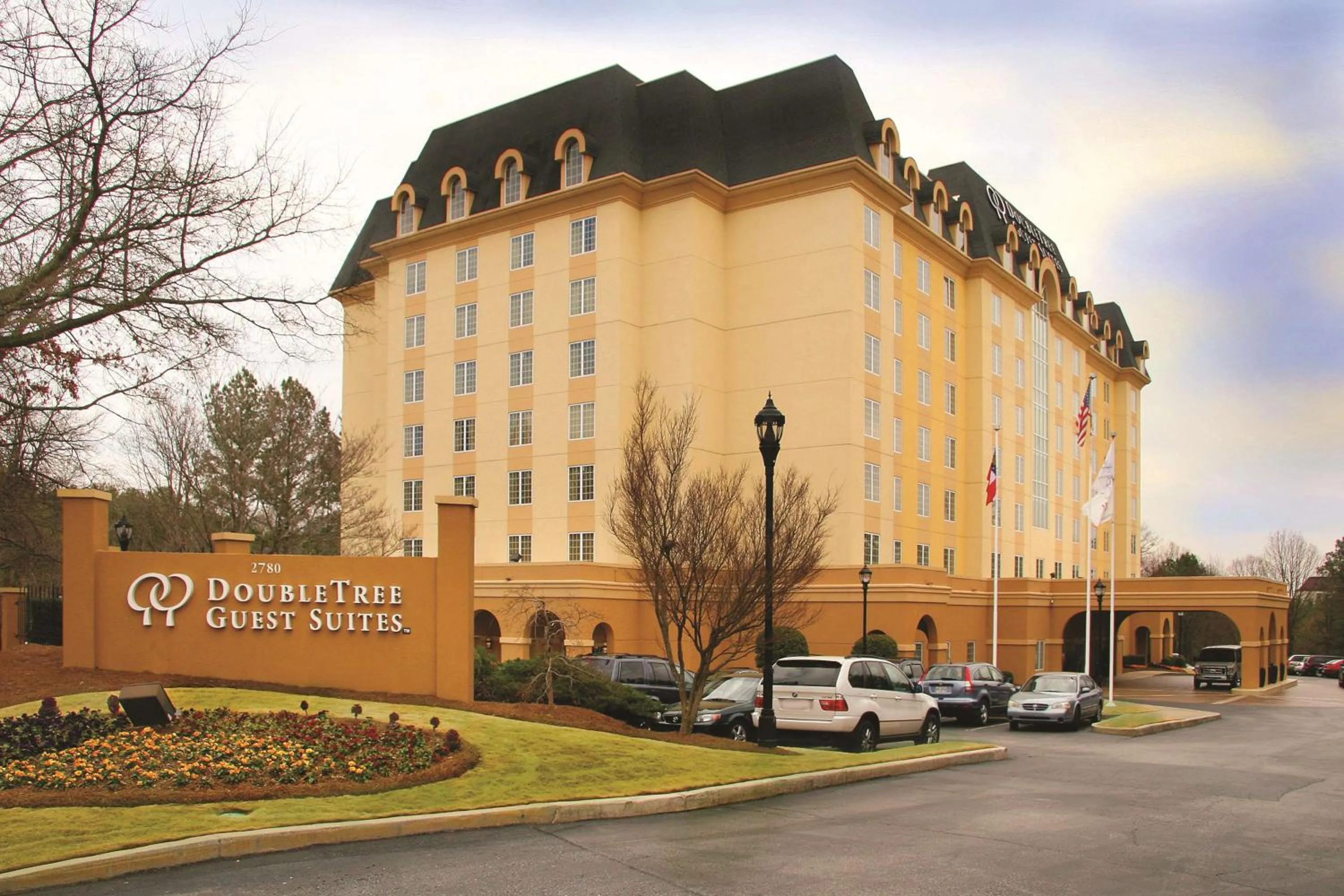 Property building in Doubletree Suites by Hilton at The Battery Atlanta