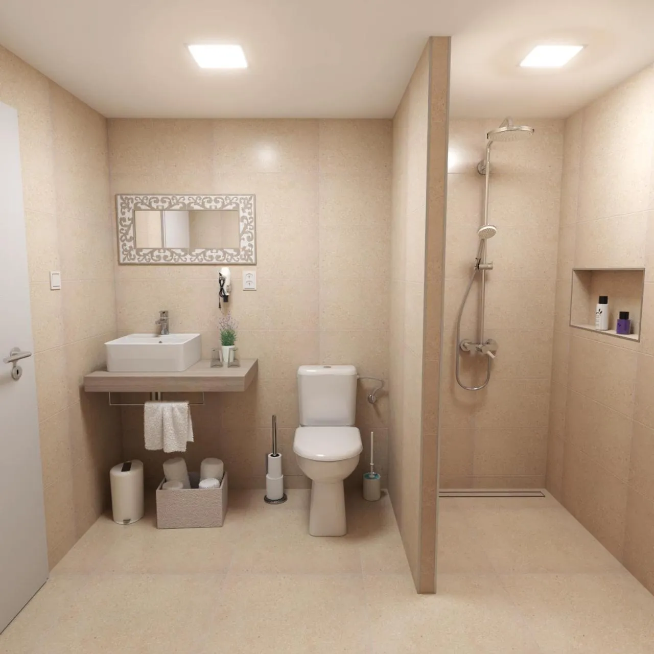 Shower in Hotel Marcincak***