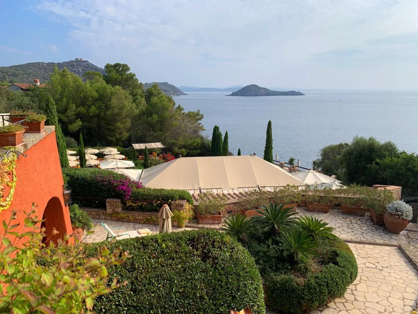 Bird's eye view in Il Pellicano