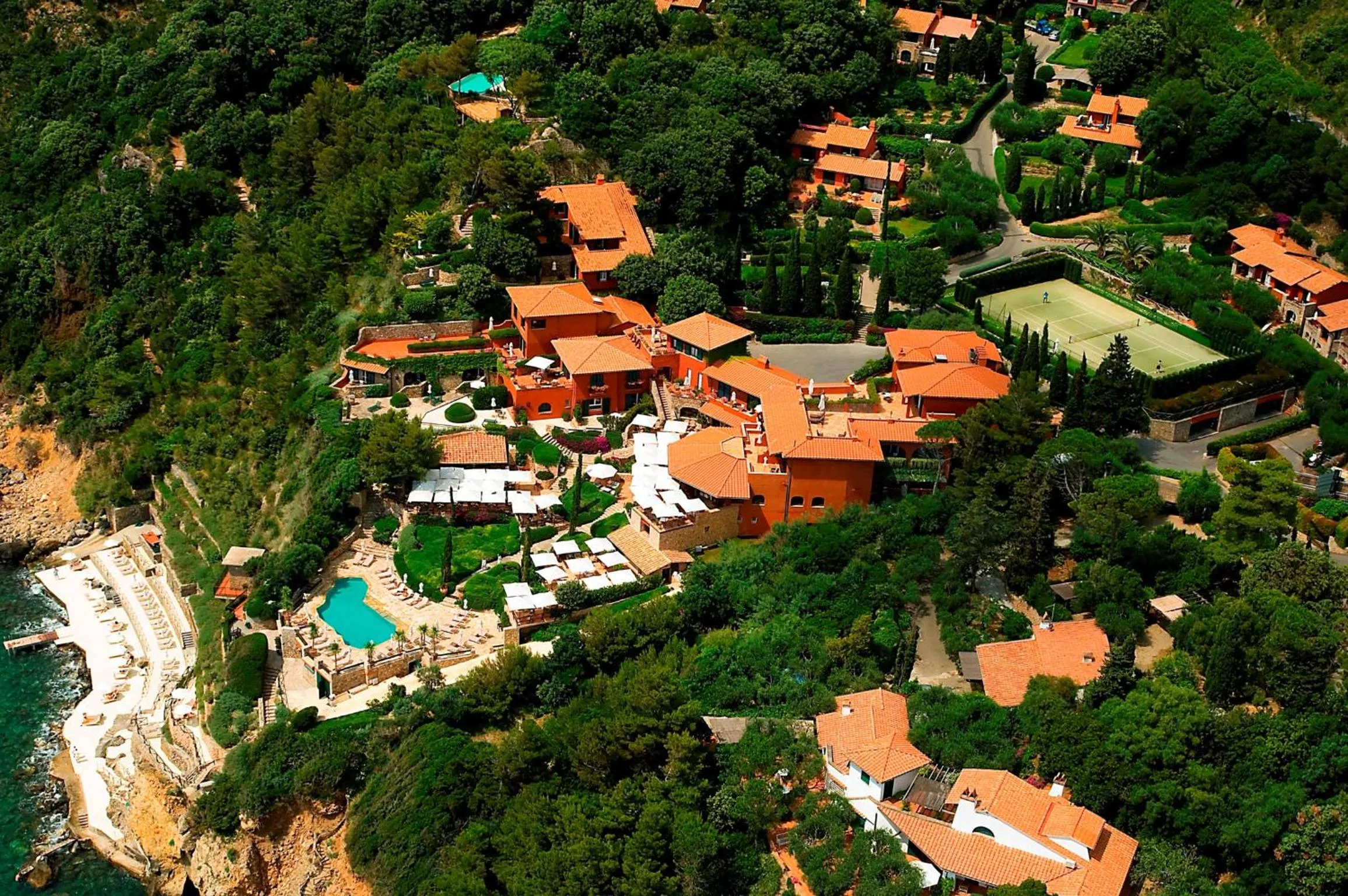 Bird's eye view in Il Pellicano